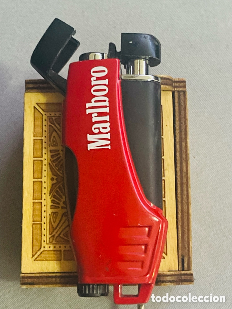 Antig&uuml;edades: Encendedor Soplete Marlboro Vintage - Edici&oacute;n Coleccionismo