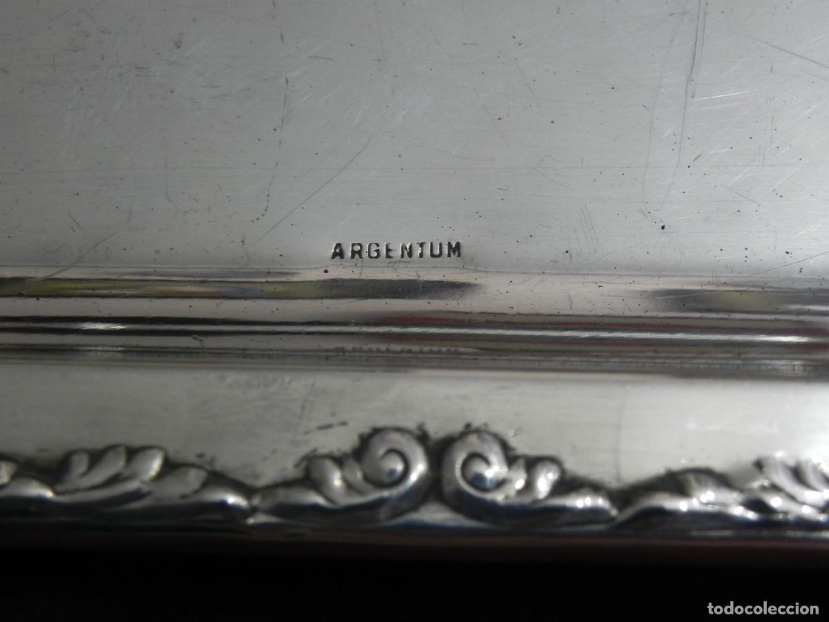 Antig&uuml;edades: ** ANTIGUA BANDEJA DE PLATA ** - Foto 4