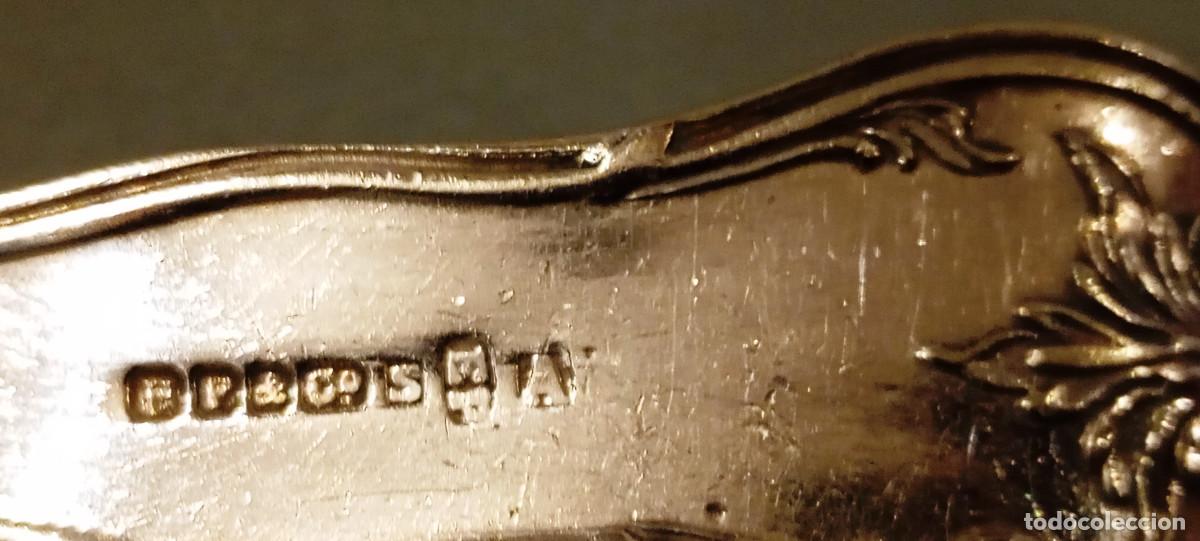 Antig&uuml;edades: Cuchara de servir con mango ornamentado - Foto 7
