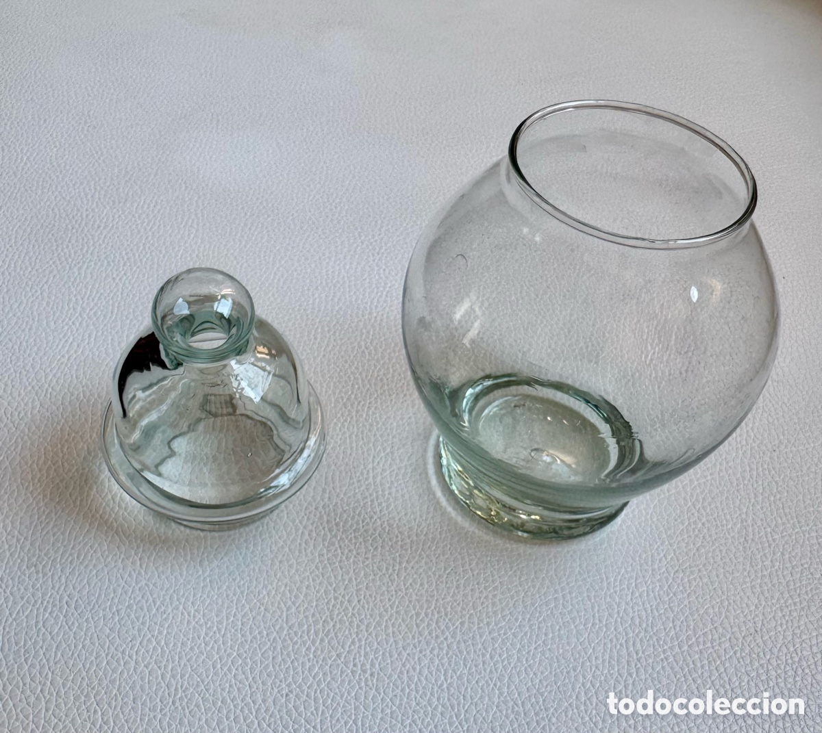 Antig&uuml;edades: BOMBONERA DE CRISTAL - Foto 3