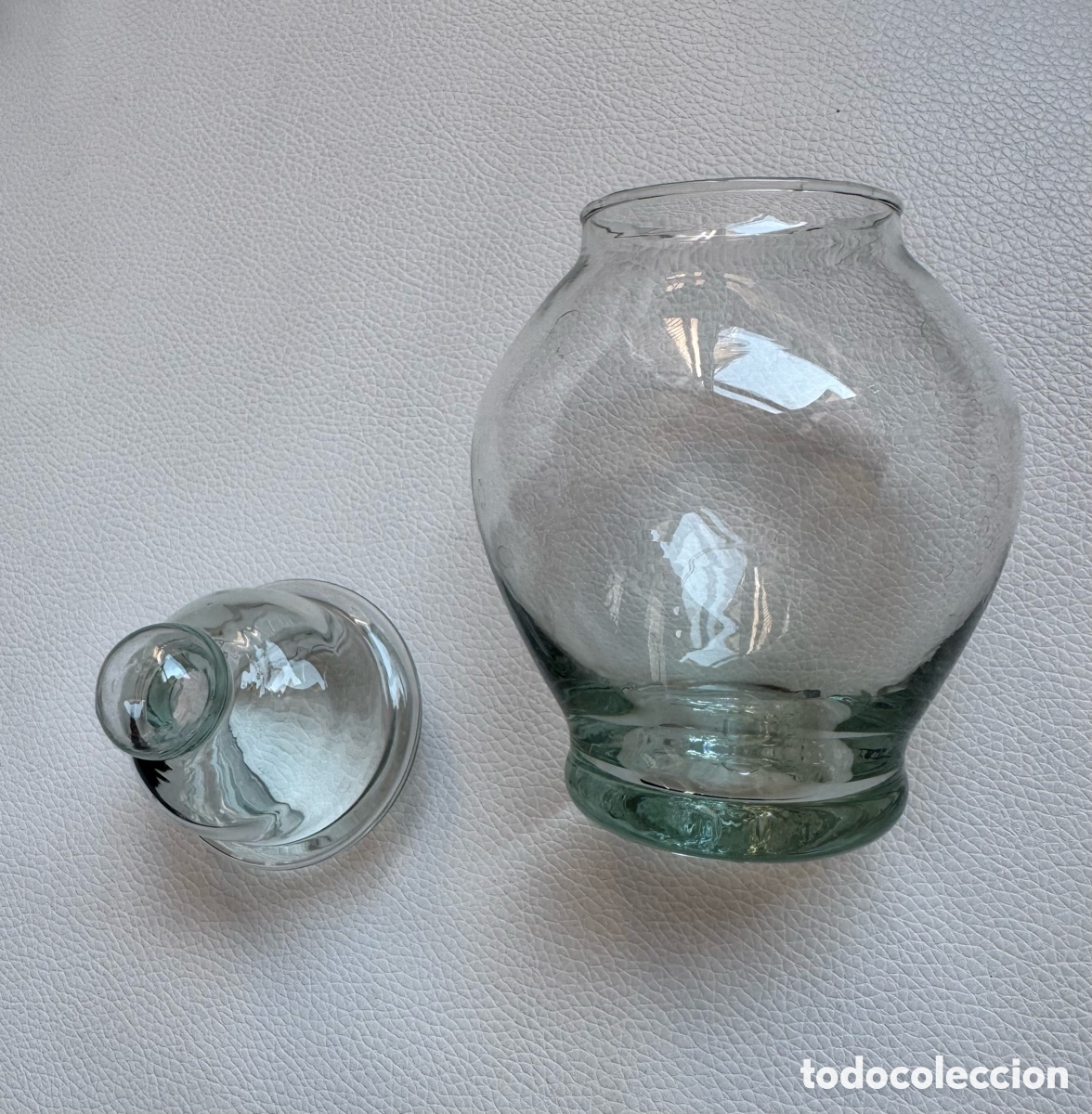 Antig&uuml;edades: BOMBONERA DE CRISTAL - Foto 4