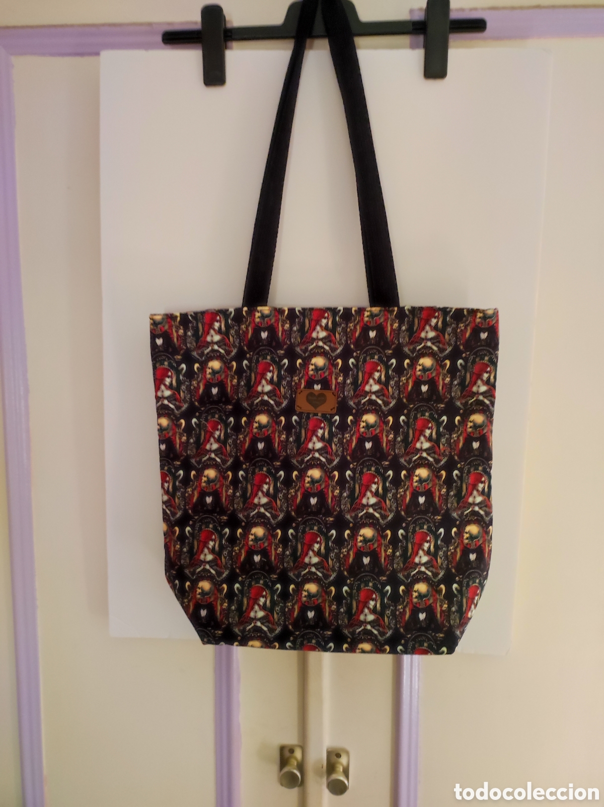 Antig&uuml;edades: Tote Bag Artesanal G&oacute;tica &rdquo;Red Riding Hood&rdquo;