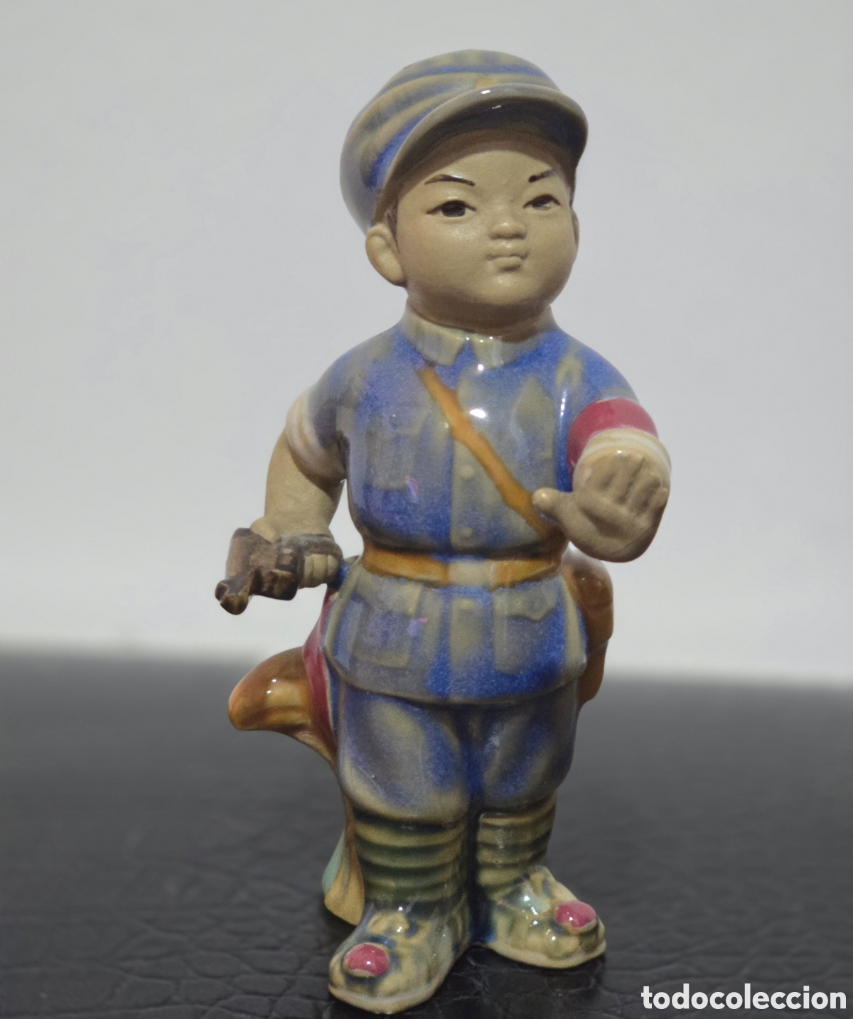 Antig&uuml;edades: FIGURA DE PORCELANA CHINA. REVOLUCI&Oacute;N CULTURAL SHIWAN
