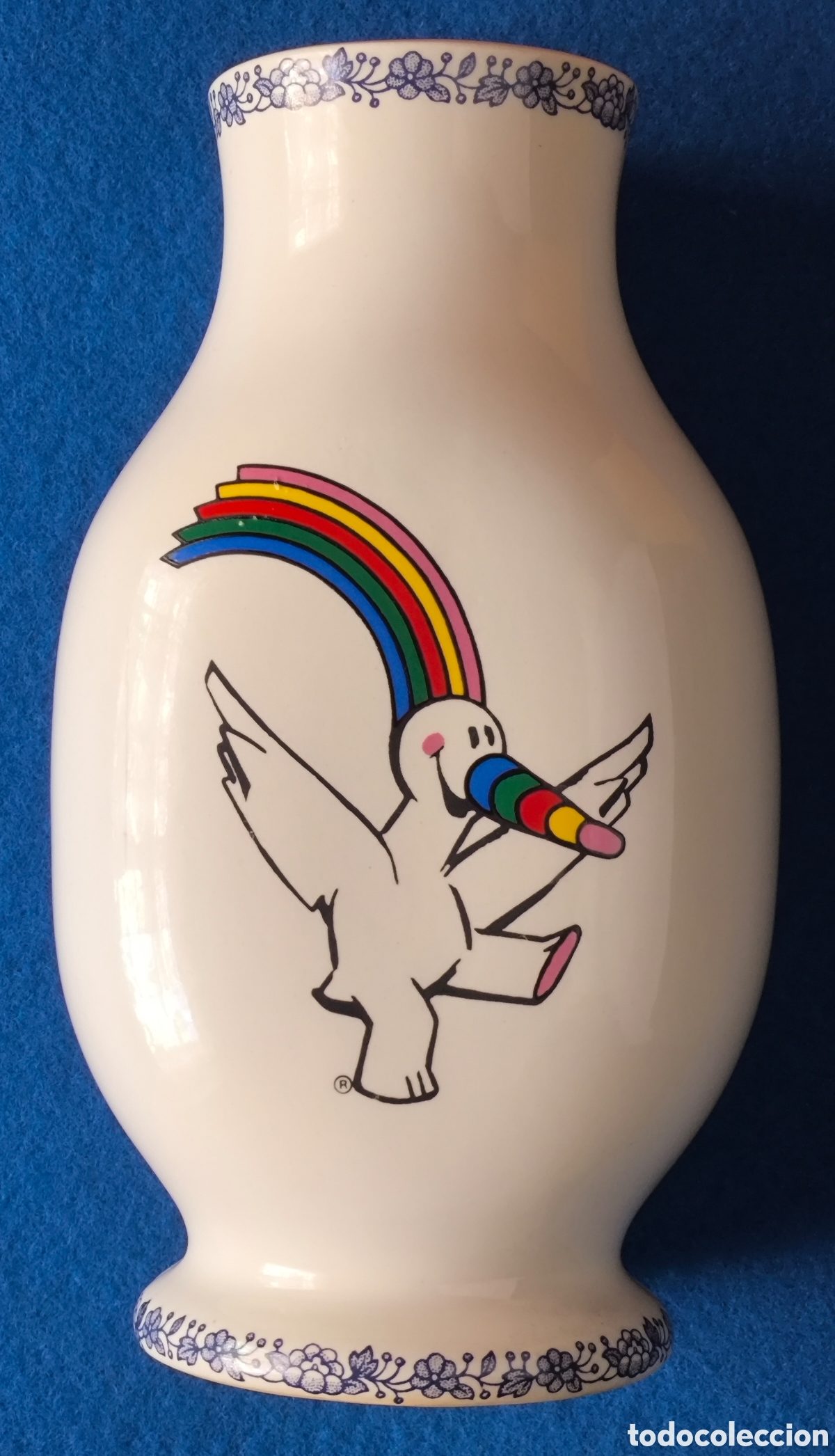Antig&uuml;edades: CURRO MASCOTA EXPO 92 JARR&Oacute;N PORCELANA PICKMAN LA CARTUJA DE SEVILLA 1992