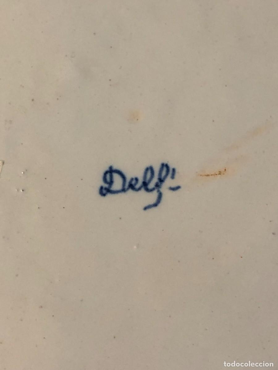 Antig&uuml;edades: GRAN PLATO DELFT DE INSPIRACION CHINESCA - Foto 5