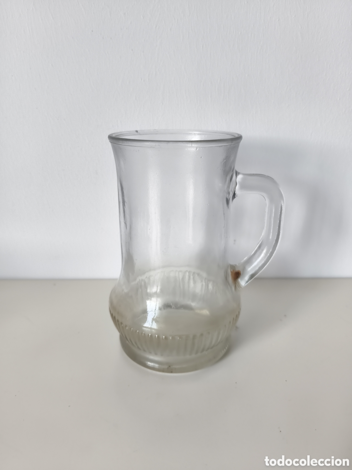 Antig&uuml;edades: Antiguo vaso o jarra de Cristal de Santa Luc&iacute;a