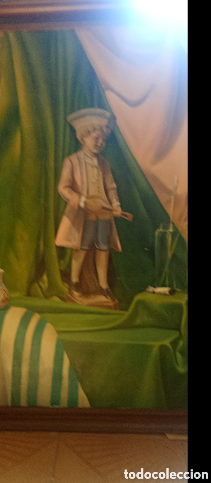 Antig&uuml;edades: Cuadro al &oacute;leo de Manuel Mart&iacute;n - Foto 3