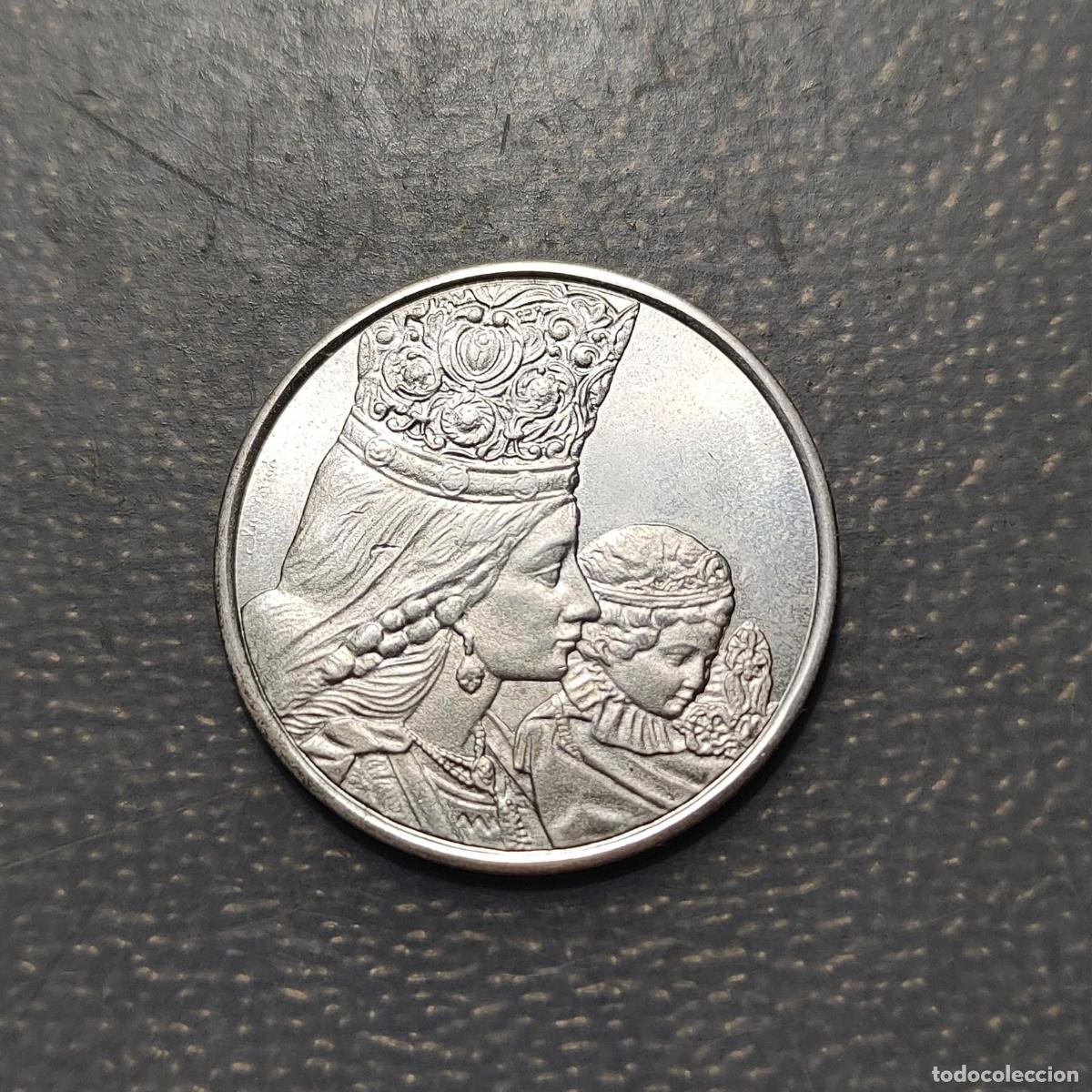 Antig&uuml;edades: MEDALLA RELIGIOSA VALENCIA VIRGEN DE LOS DESAMPARADOS PLATA 25 mm