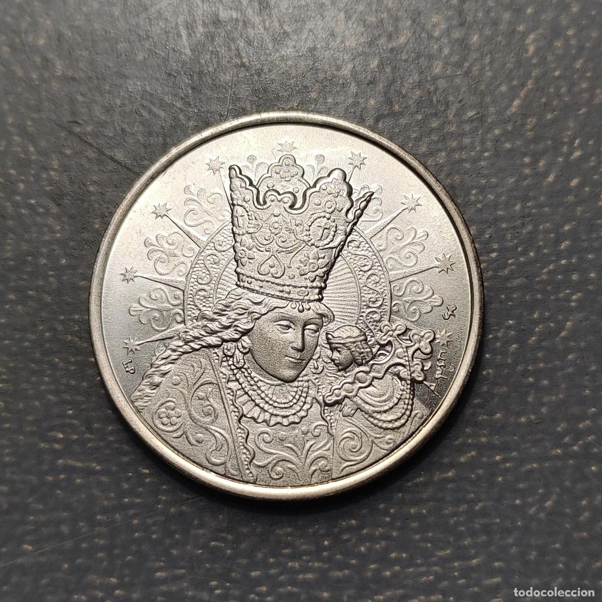 Antig&uuml;edades: MEDALLA RELIGIOSA VALENCIA VIRGEN DE LOS DESAMPARADOS PLATA 30 mm