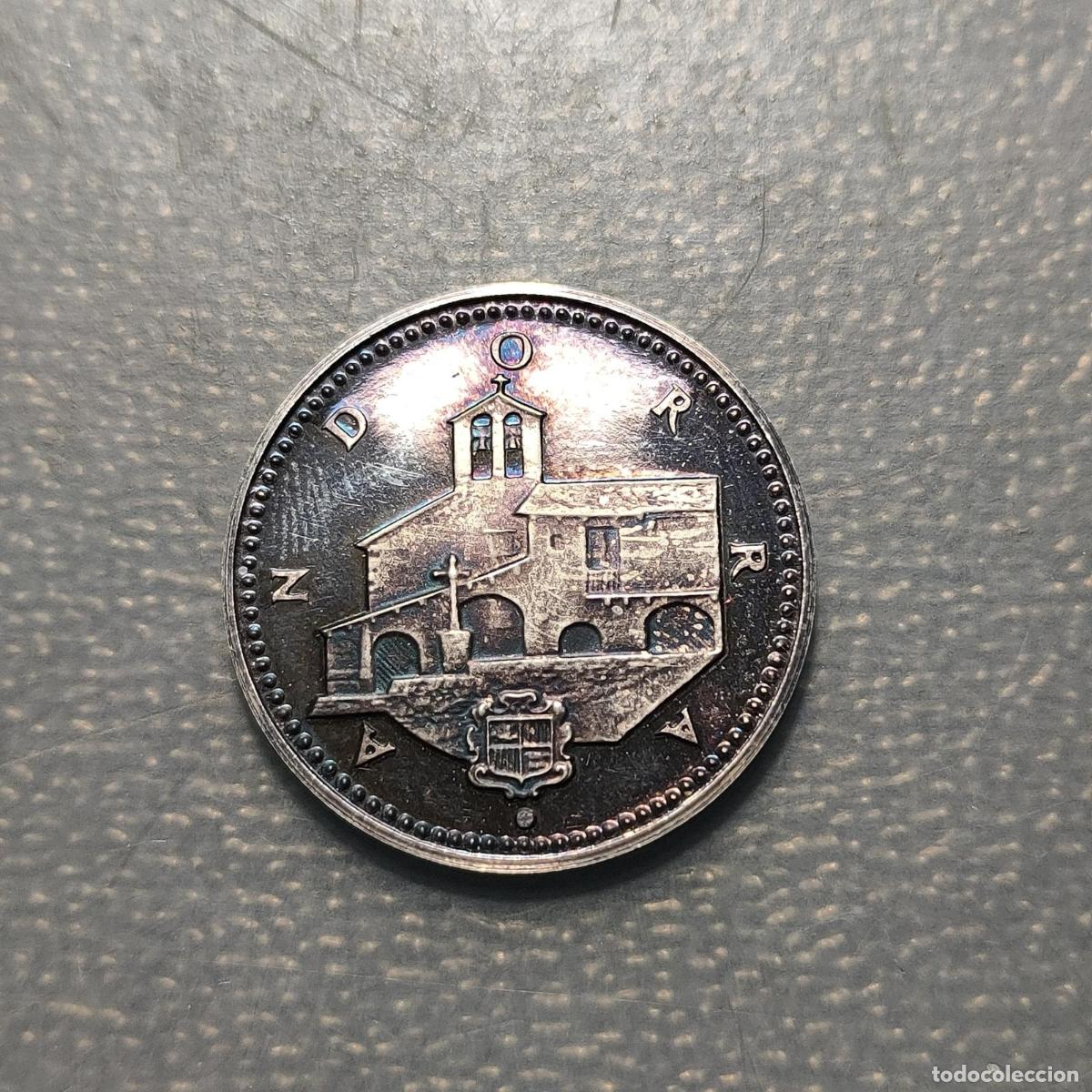 Antig&uuml;edades: MEDALLA RELIGIOSA ANDORRA MARE DE DEU DE MERITXELL PLATA