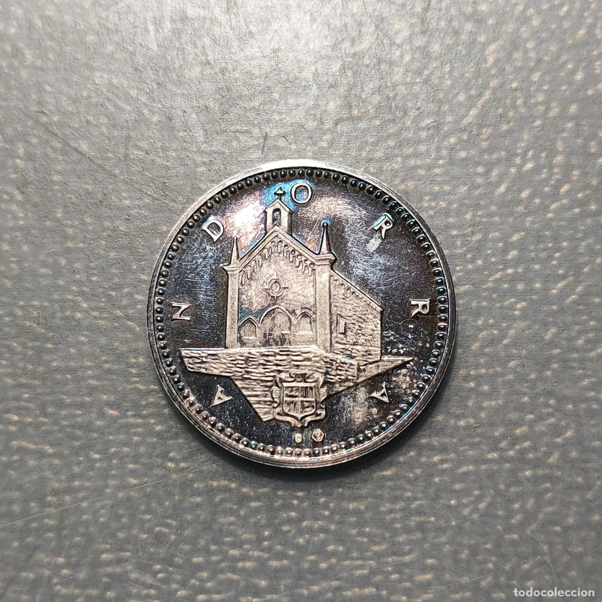 Antig&uuml;edades: MEDALLA RELIGIOSA ANDORRA MARE DE DEU DE CANOLICH PLATA