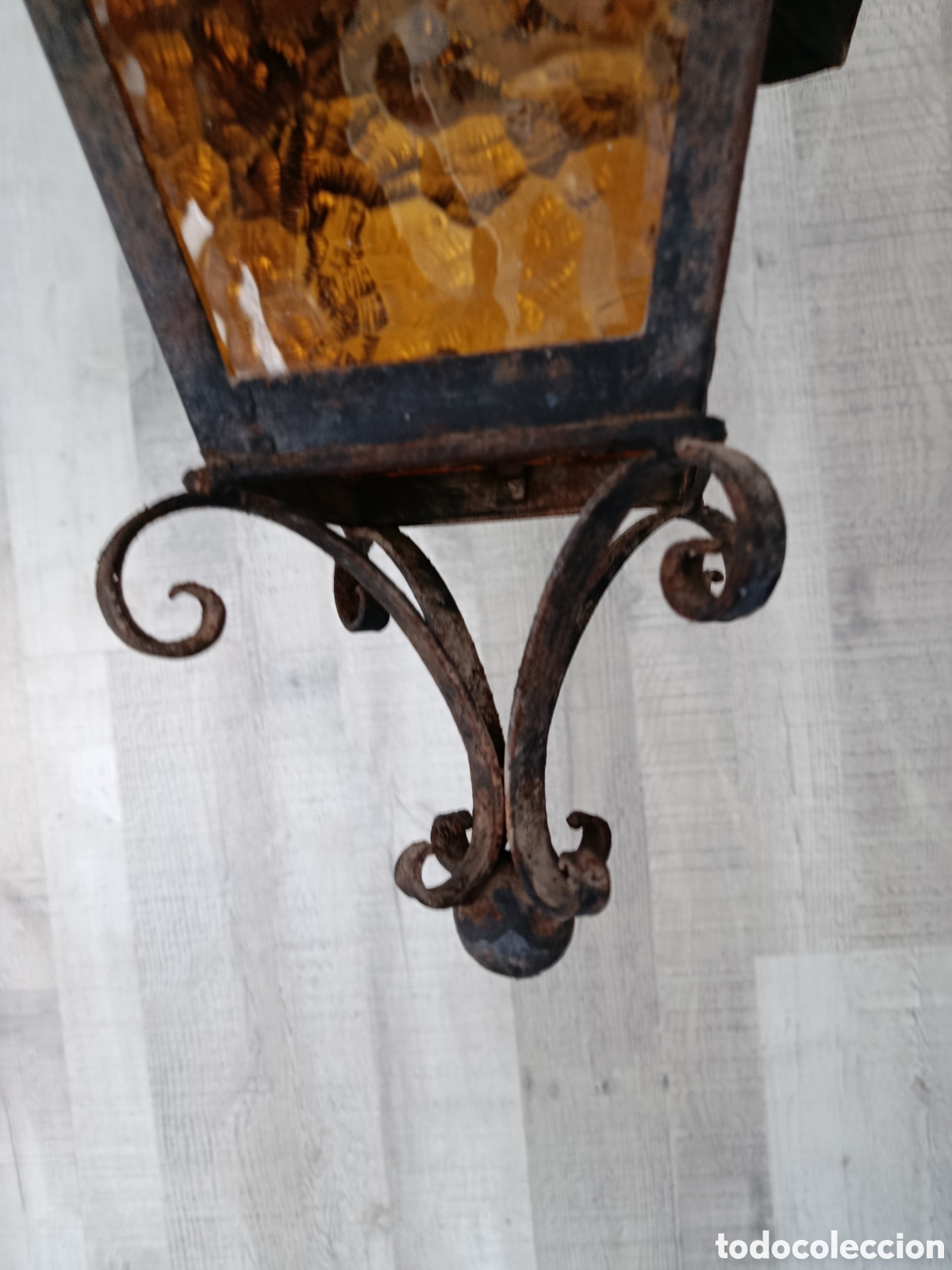 Antig&uuml;edades: ANTIGUO FAROL DE FORJA. - Foto 3
