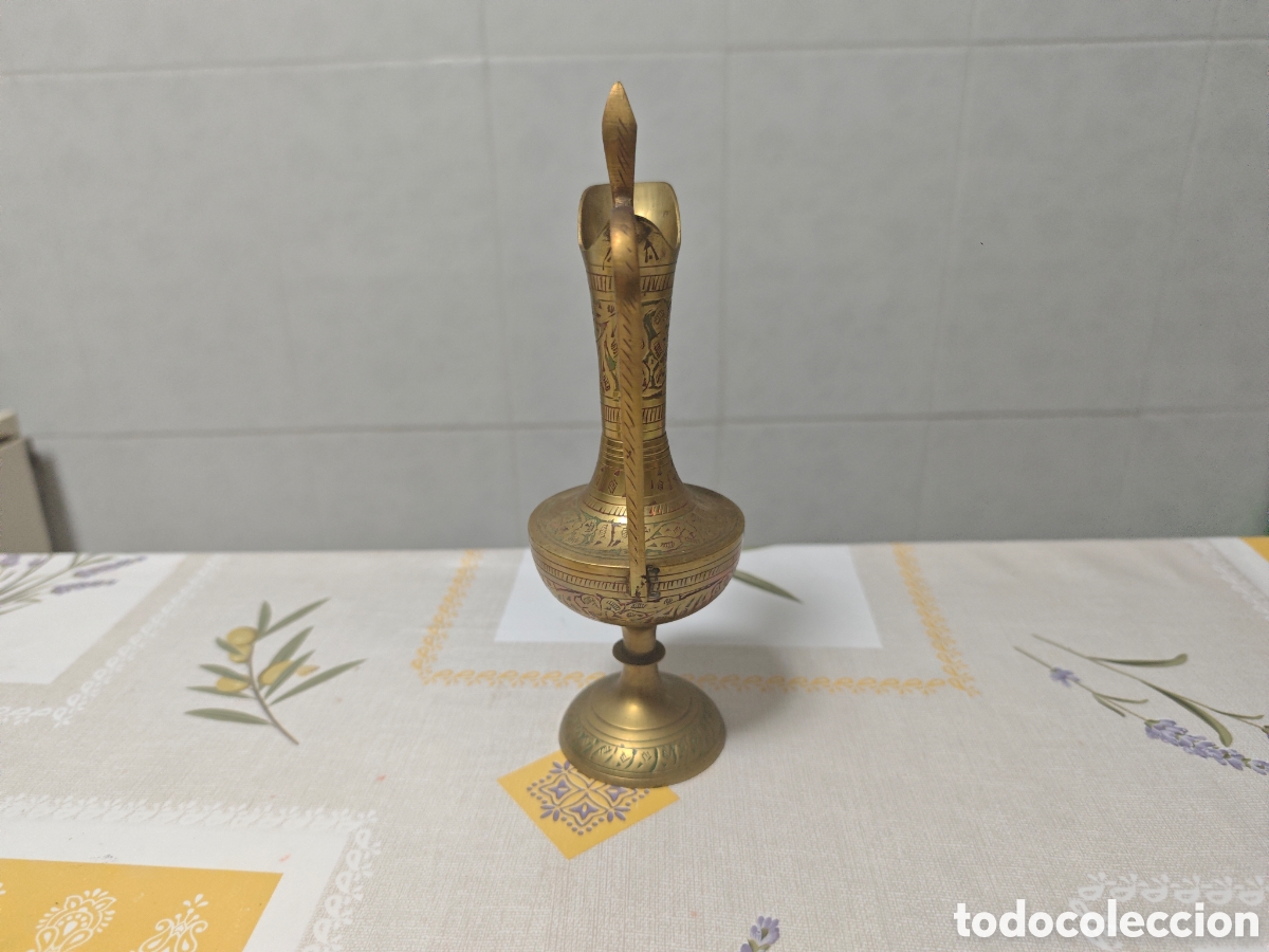 Antig&uuml;edades: Jarr&oacute;n &aacute;nfora en bronce labrado - Foto 3