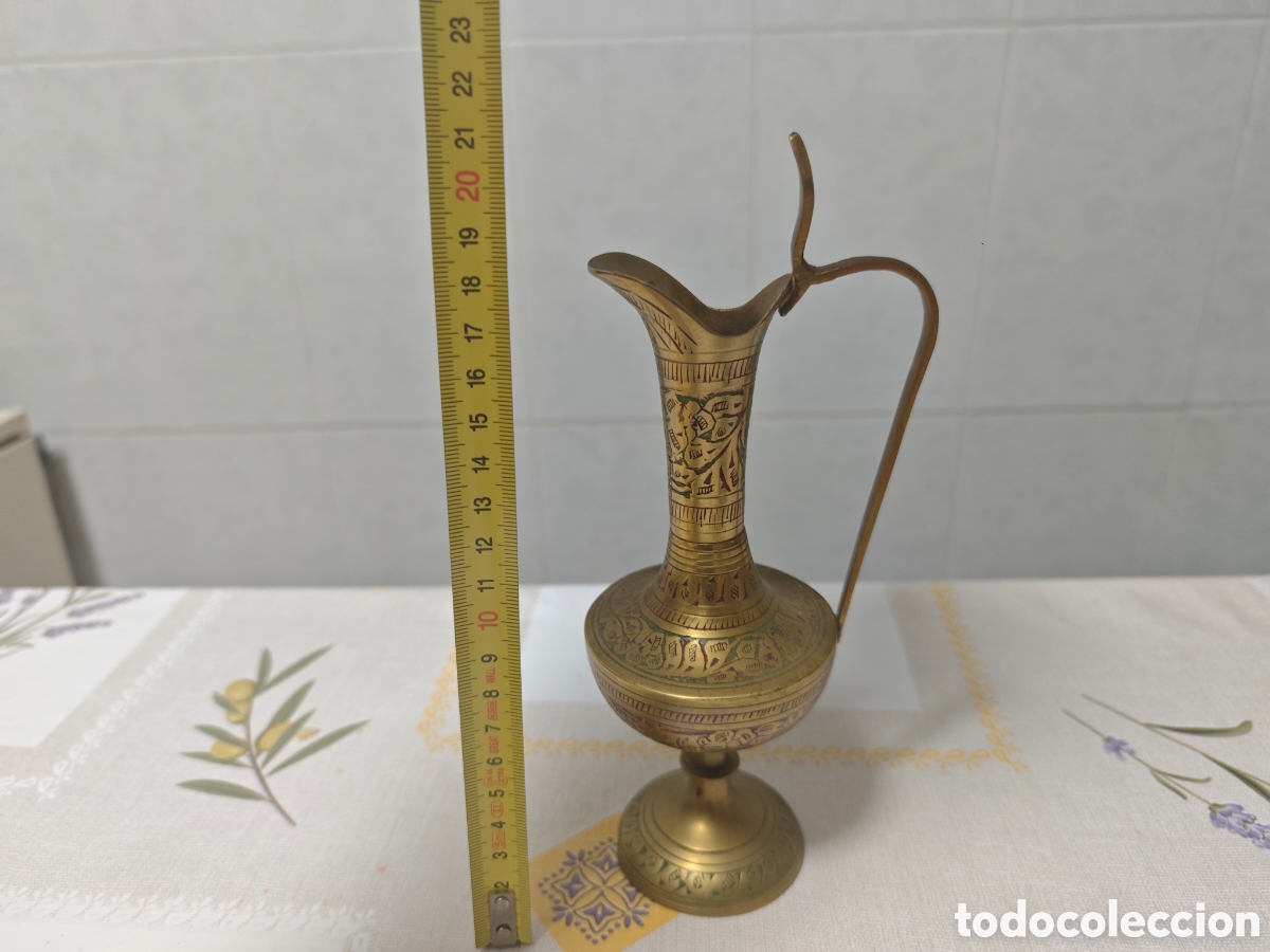 Antig&uuml;edades: Jarr&oacute;n &aacute;nfora en bronce labrado - Foto 6