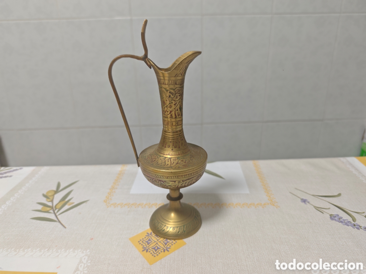 Antig&uuml;edades: Jarr&oacute;n &aacute;nfora en bronce labrado - Foto 8