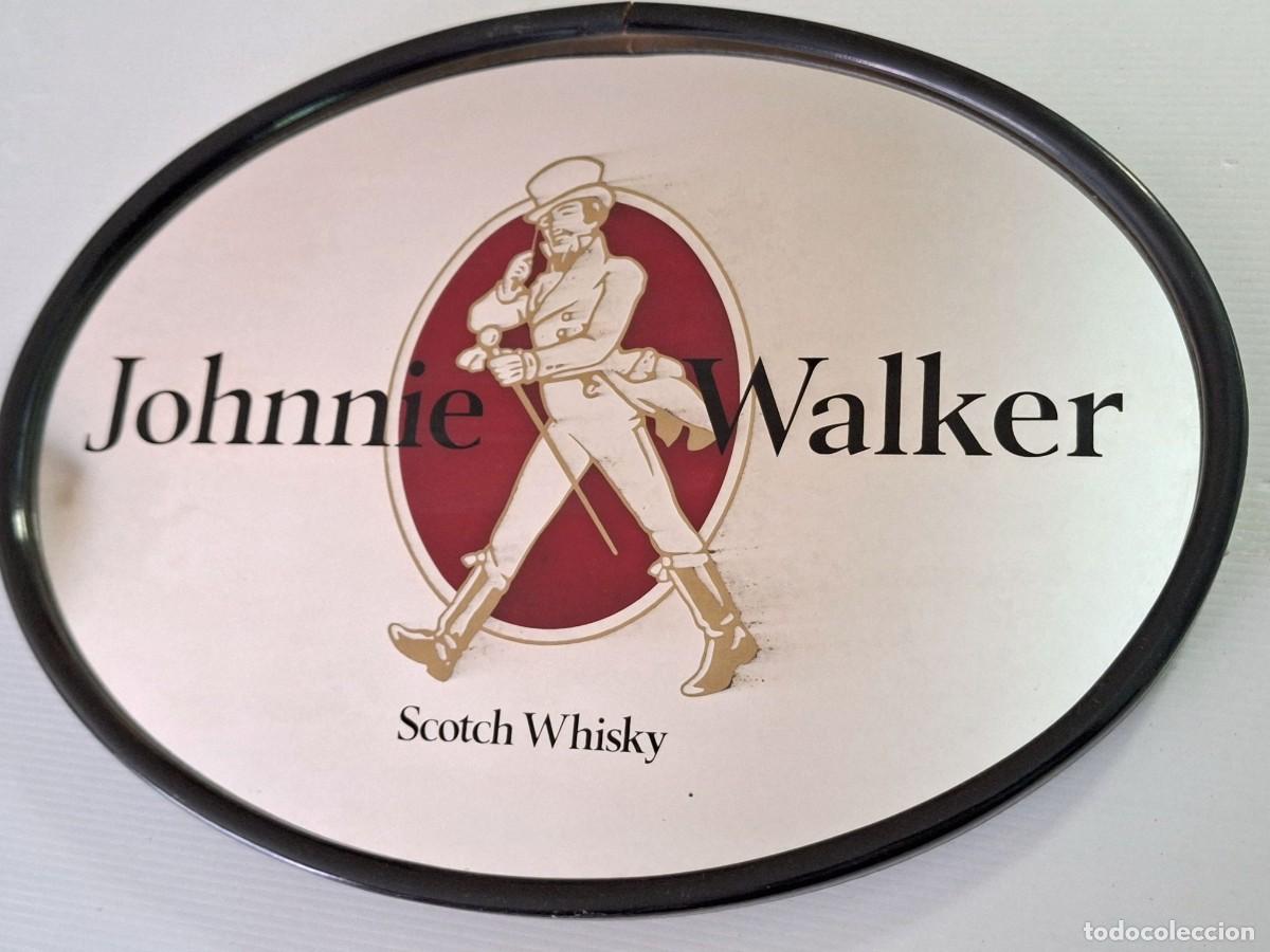 Antig&uuml;edades: ESPEJO PUBLICITARIO DE JOHNNIE WALKER.