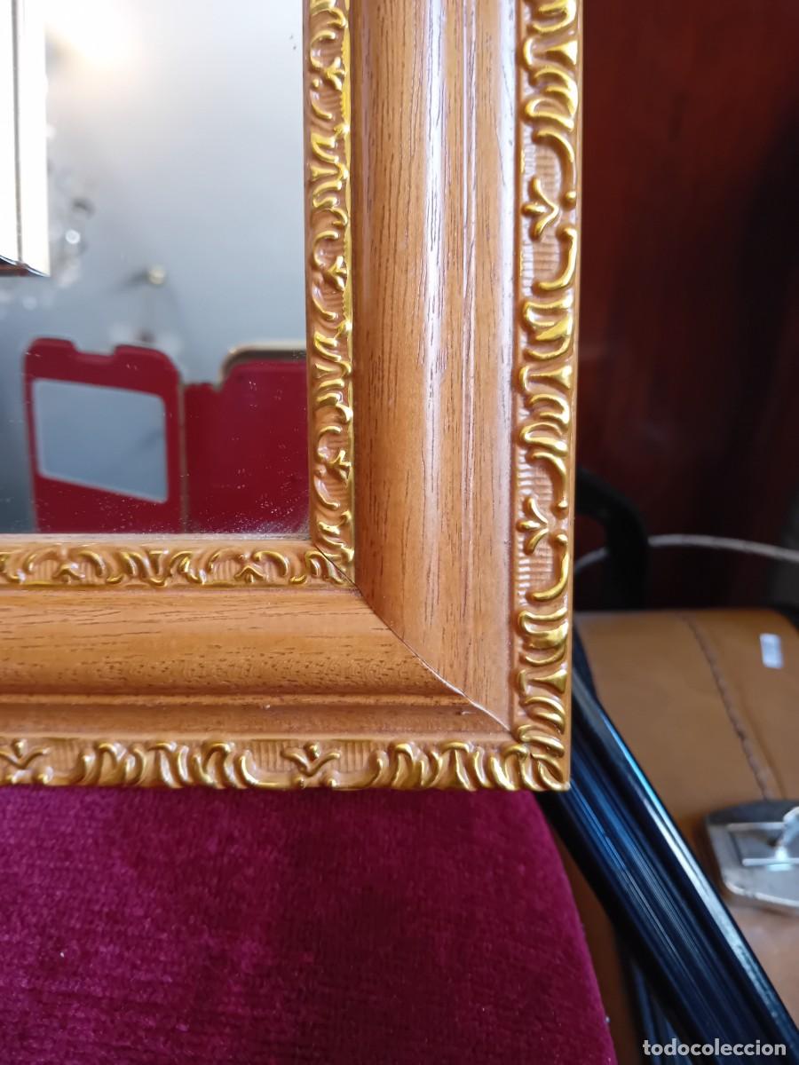 Antig&uuml;edades: Coraz&oacute;n de Mar&iacute;a en esmalte con cenefa de espejo - Foto 3