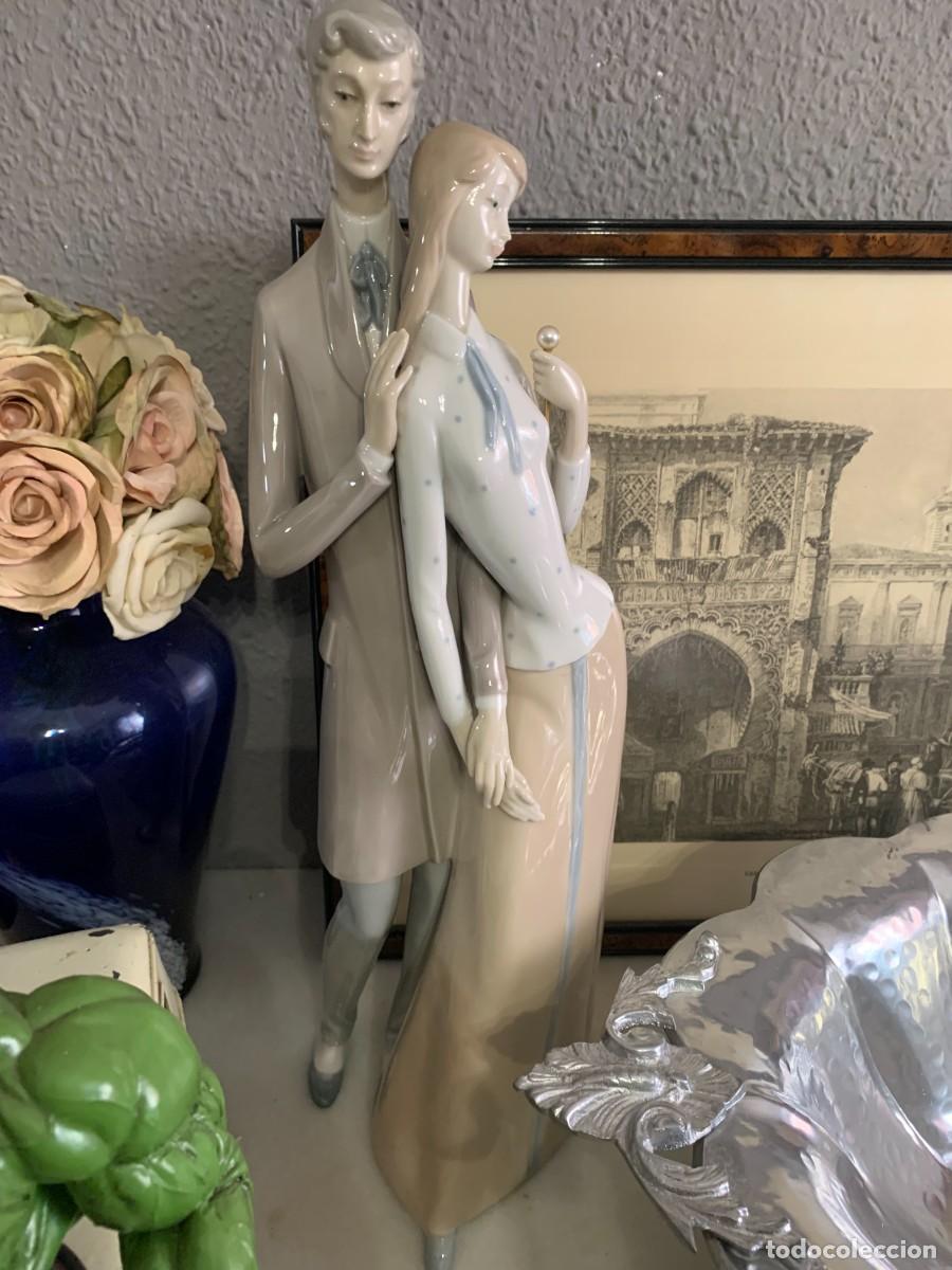 Antiquit&eacute;s: pareja porcelana a identificar ver fotos