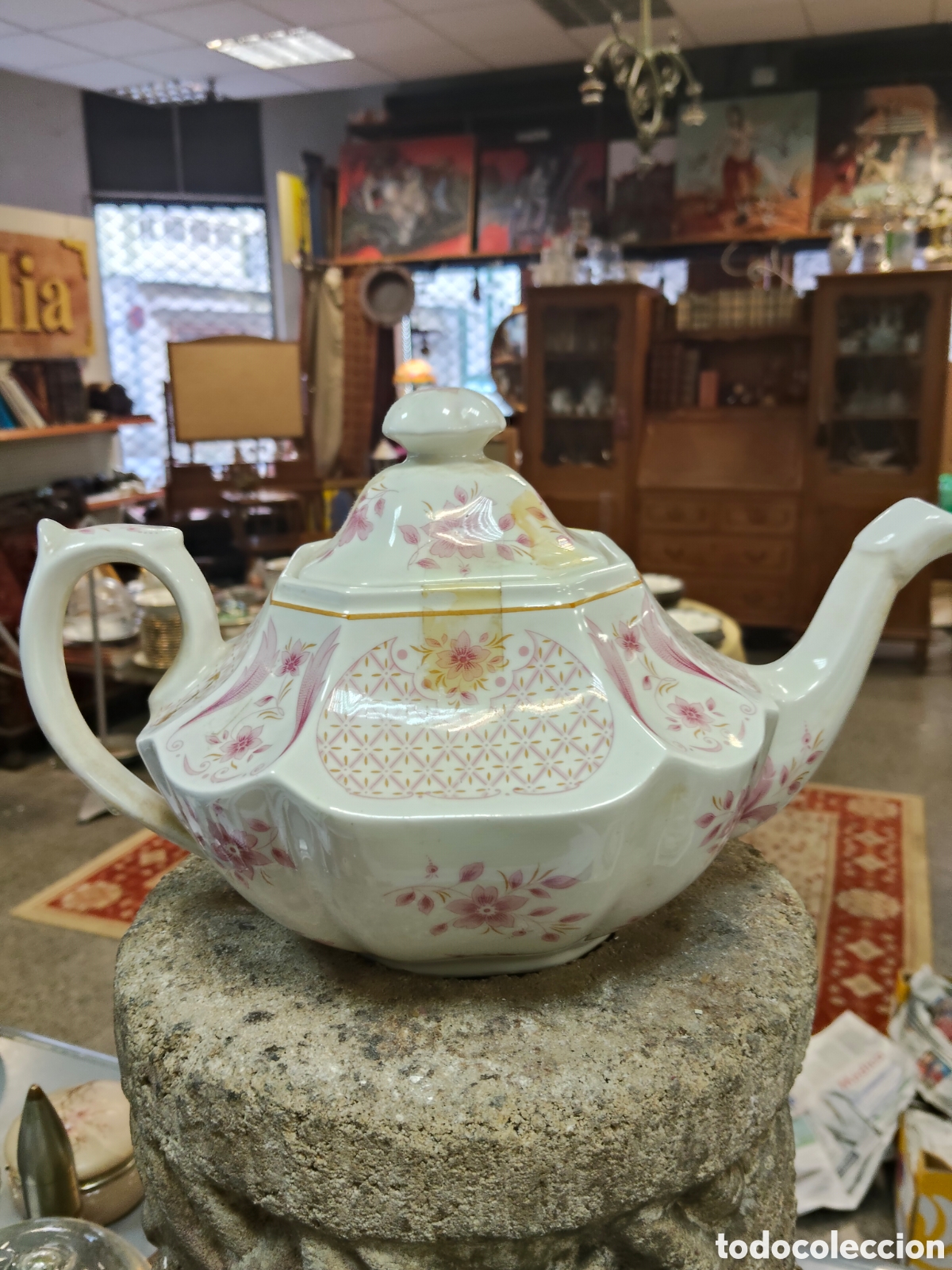 Antiguidades: Antigua cafetera CARTUJA