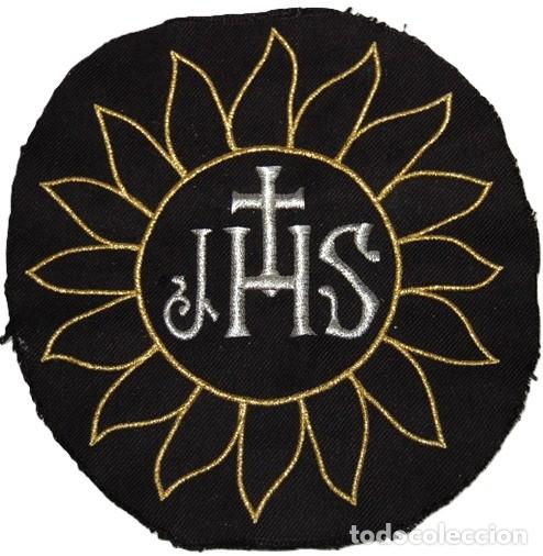 Antig&uuml;edades: EMBLEMA JHS BORDADO PARA CAPA/EMBLEMA ORDEN JESUITA