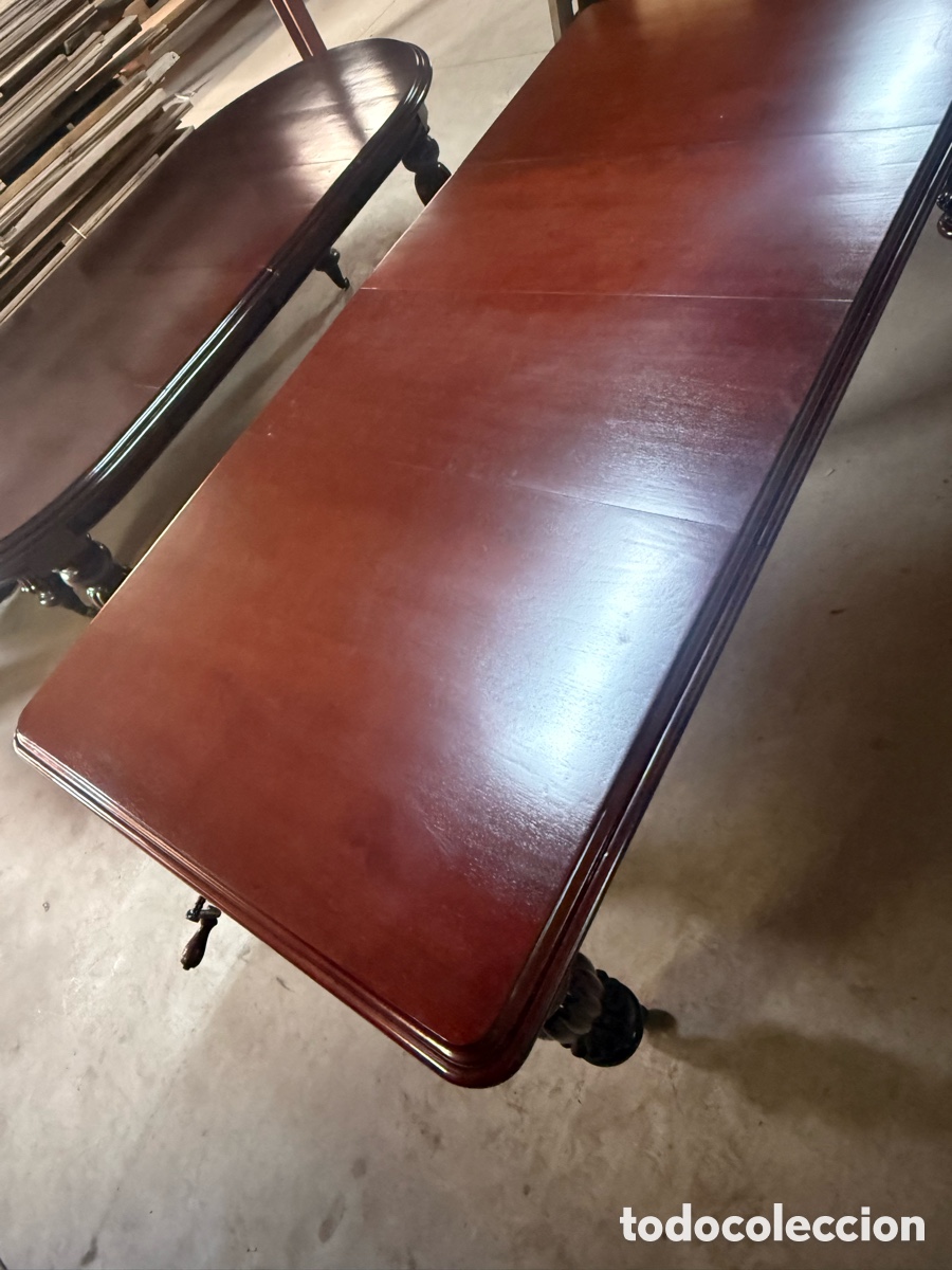 Antig&uuml;edades: Mesa Victoriana en caoba - Foto 2