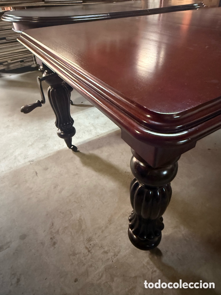 Antig&uuml;edades: Mesa Victoriana en caoba - Foto 3