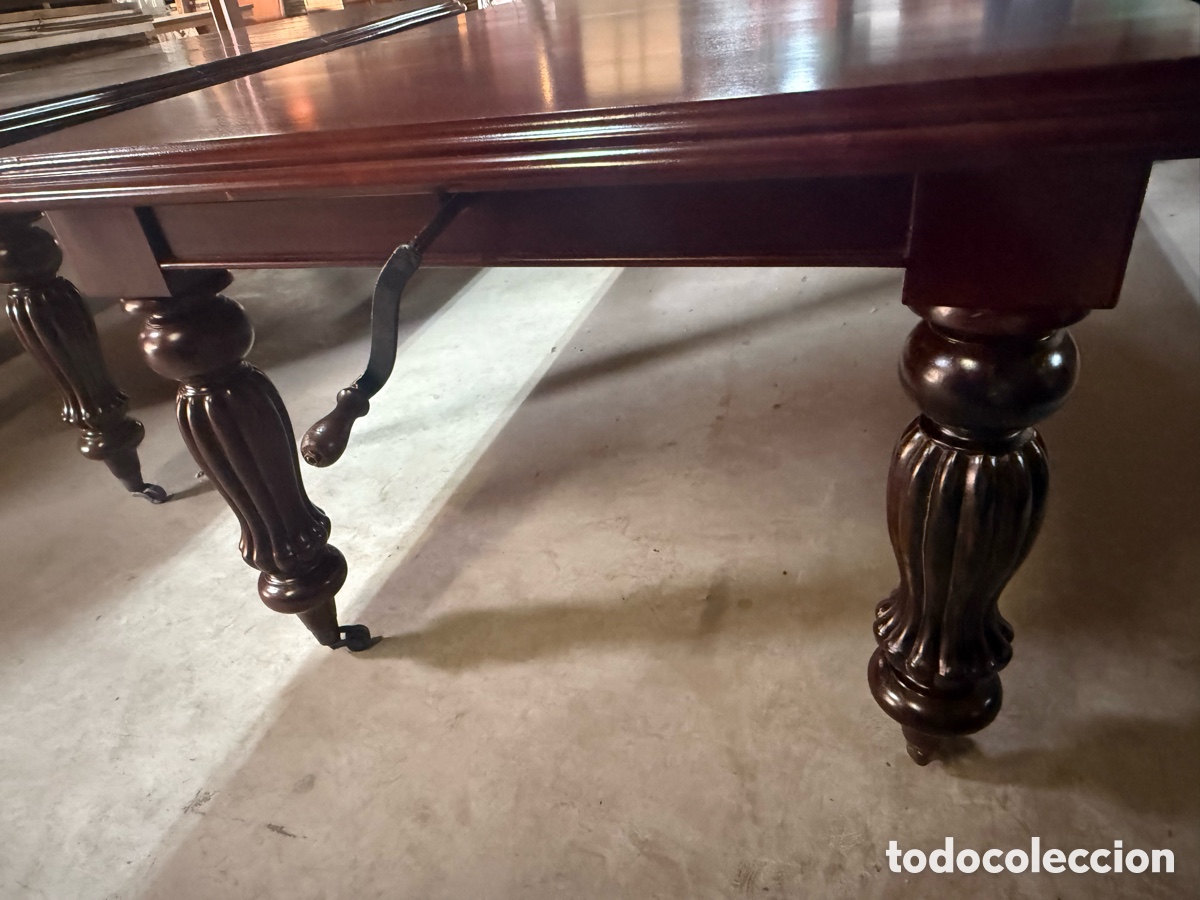 Antig&uuml;edades: Mesa Victoriana en caoba - Foto 4