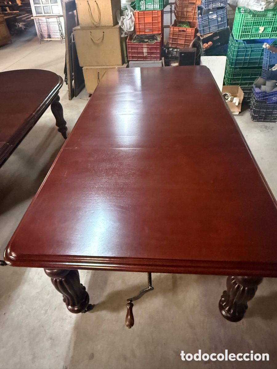 Antig&uuml;edades: Mesa Victoriana en caoba - Foto 5