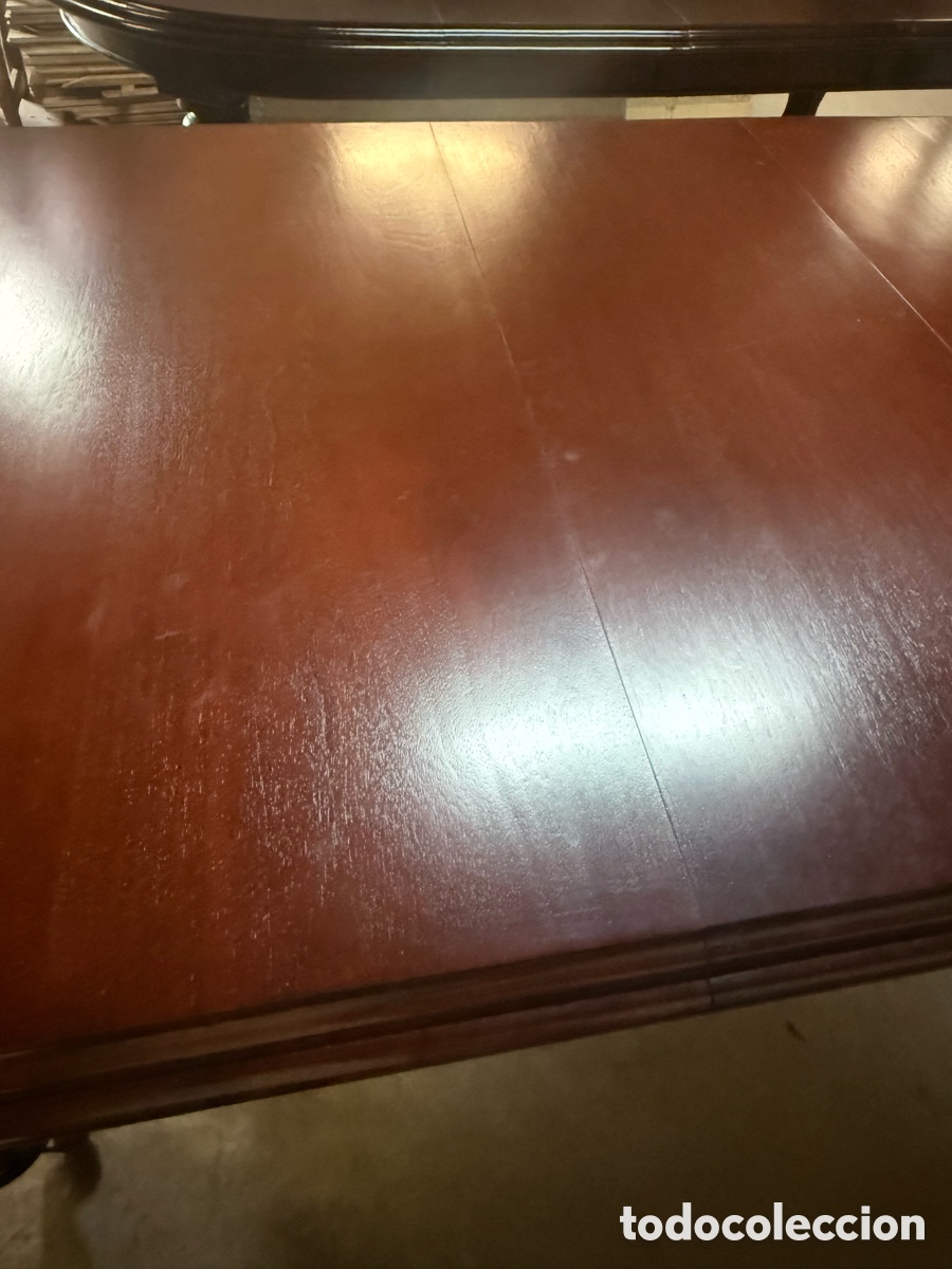 Antig&uuml;edades: Mesa Victoriana en caoba - Foto 7