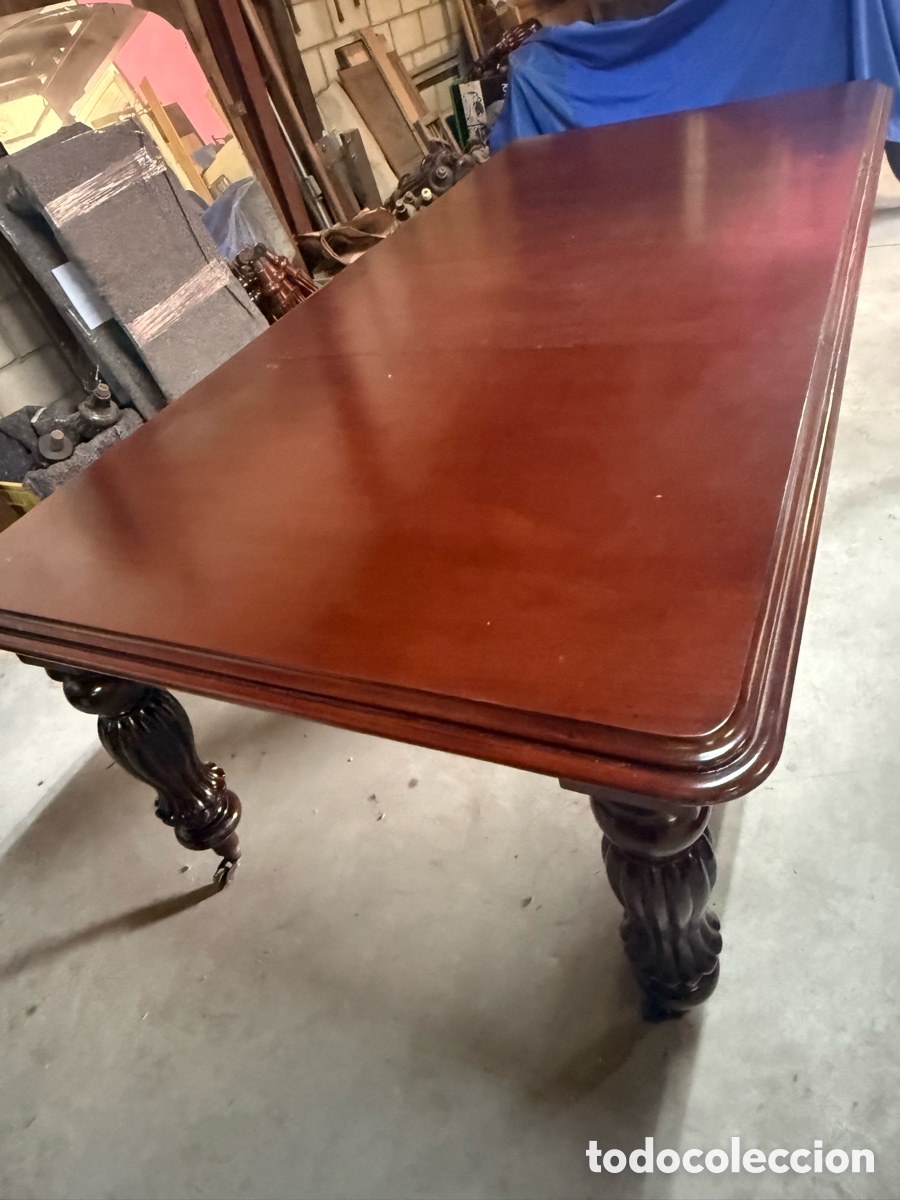 Antig&uuml;edades: Mesa Victoriana en caoba - Foto 10