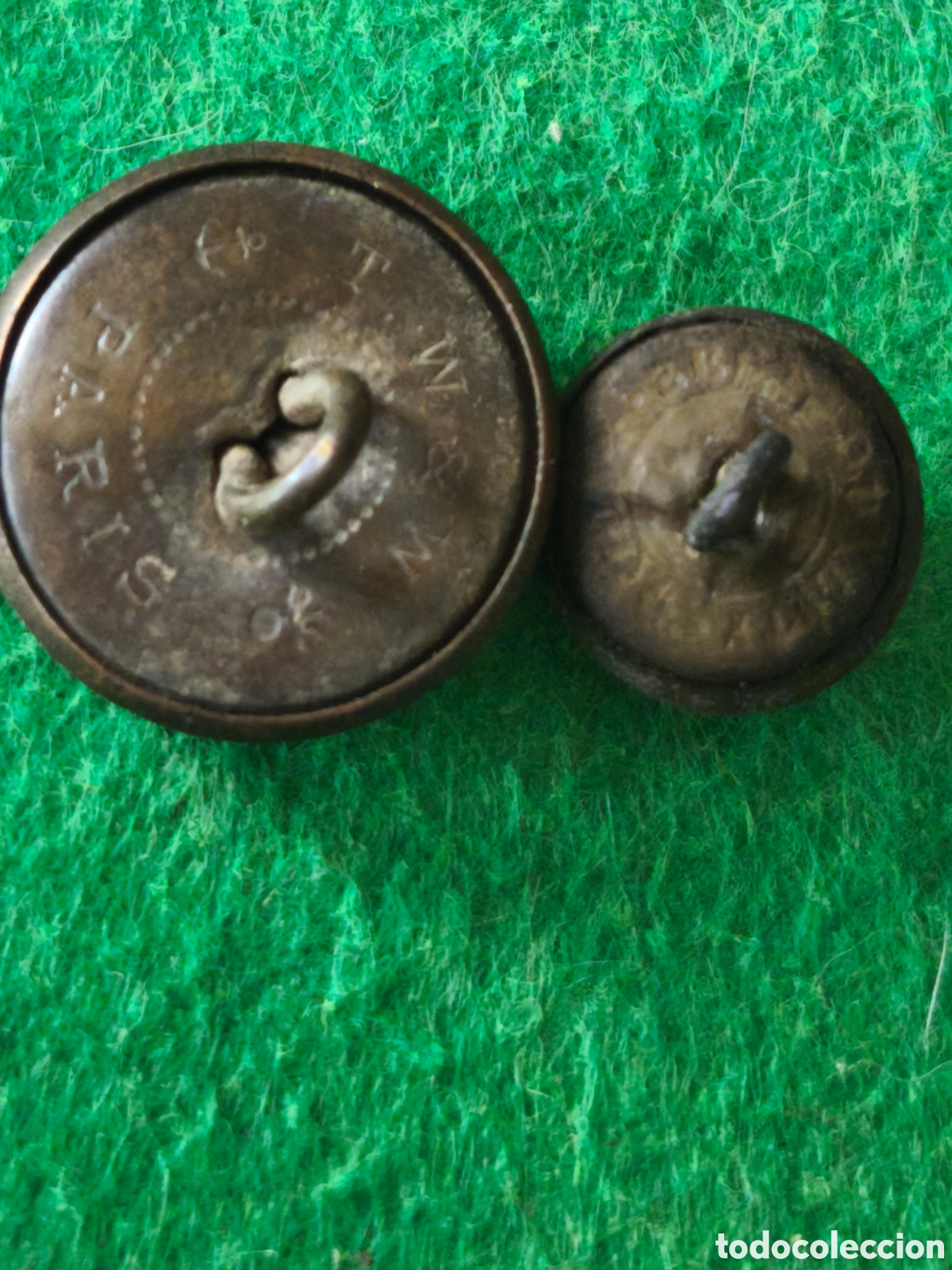 Antig&uuml;edades: Botones 2 Alfonso XII &eacute;poca - Foto 2