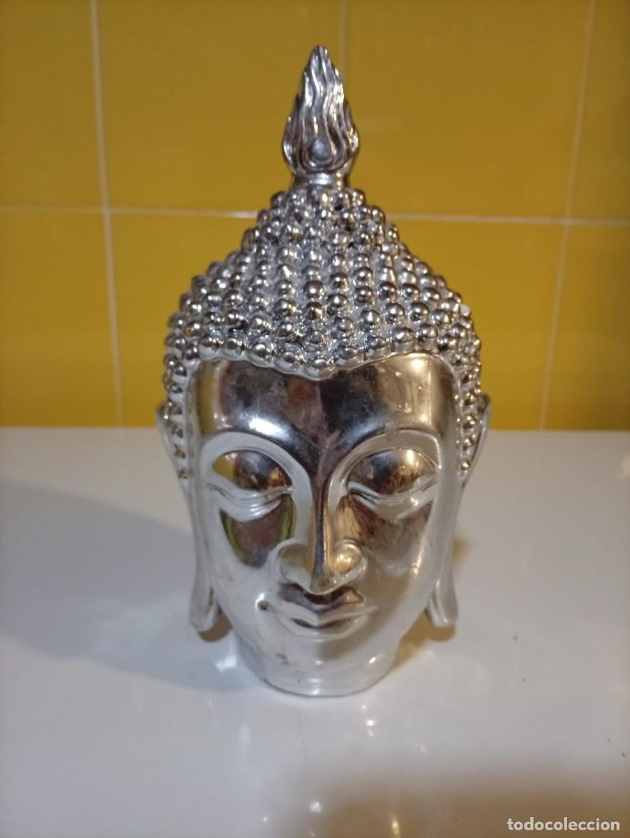 Antig&uuml;edades: figura de buda plateado - Foto 1