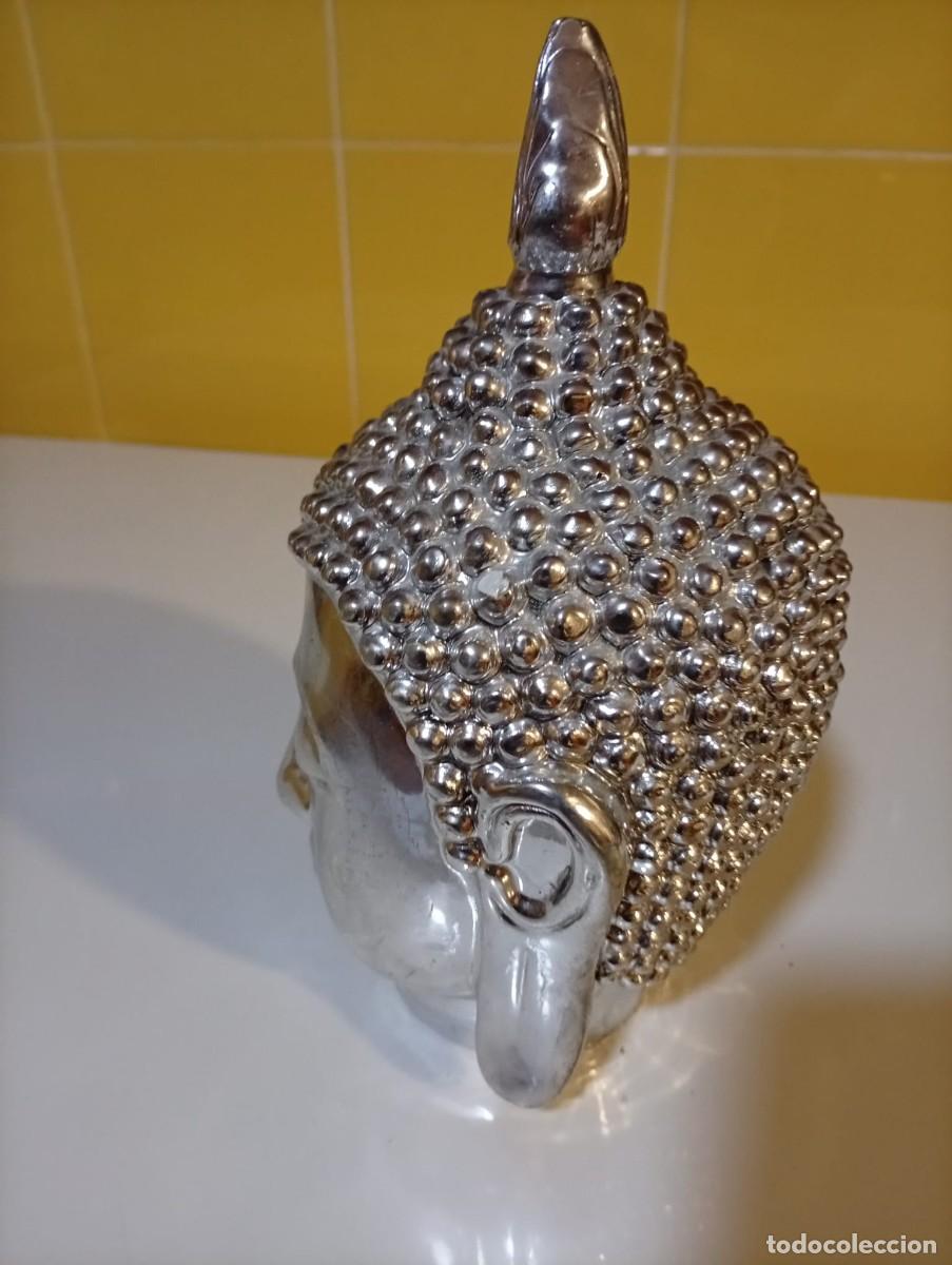 Antig&uuml;edades: figura de buda plateado - Foto 4