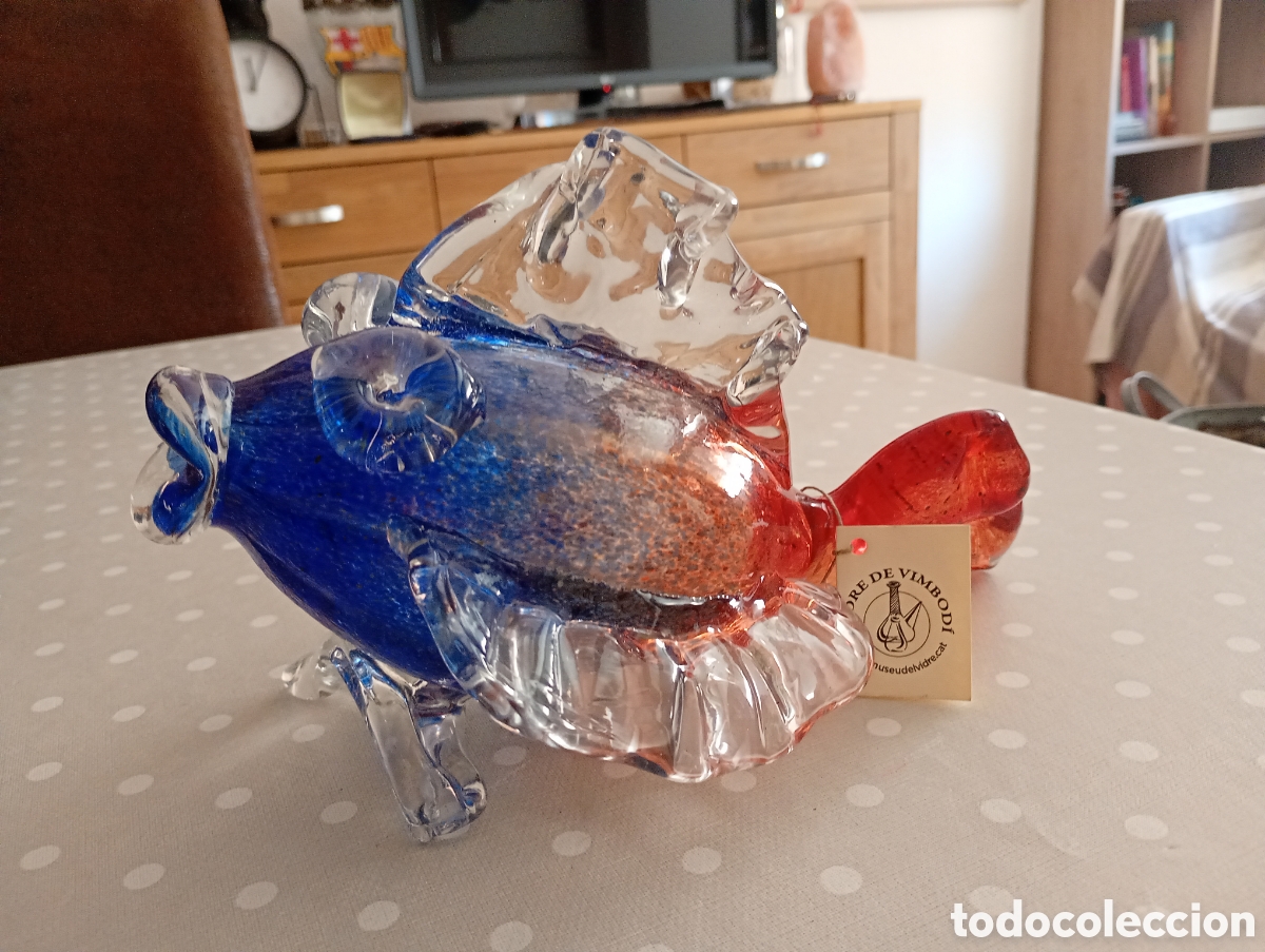 Antig&uuml;edades: Peix vidre bufat (Pez cristal soplado) Museu Vimbod&iacute; - Poblet, Conca Barber&agrave;, Montblanc, Tarragona