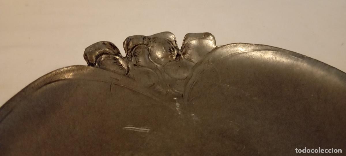 Antig&uuml;edades: Bandeja antigua de esta&ntilde;o franc&eacute;s - Foto 5