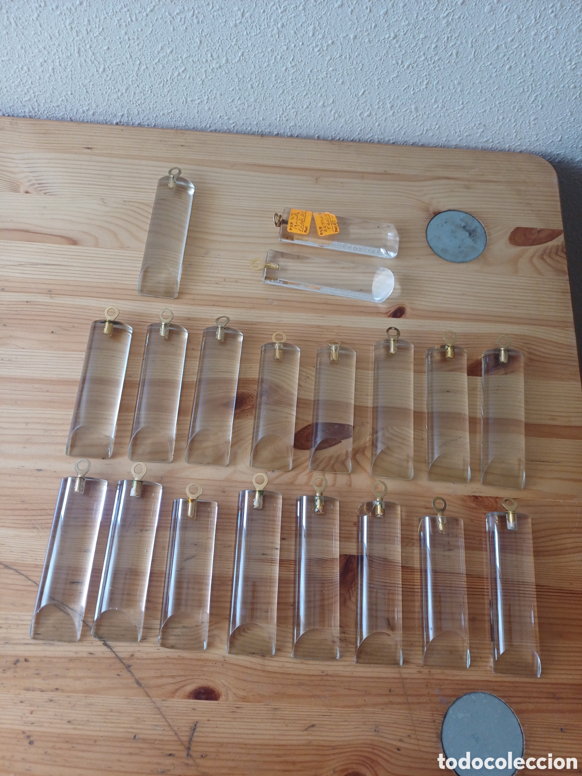 Antiques: LOTE L&Aacute;GRIMAS DE CRISTAL PARA L&Aacute;MPARA COLGANTE