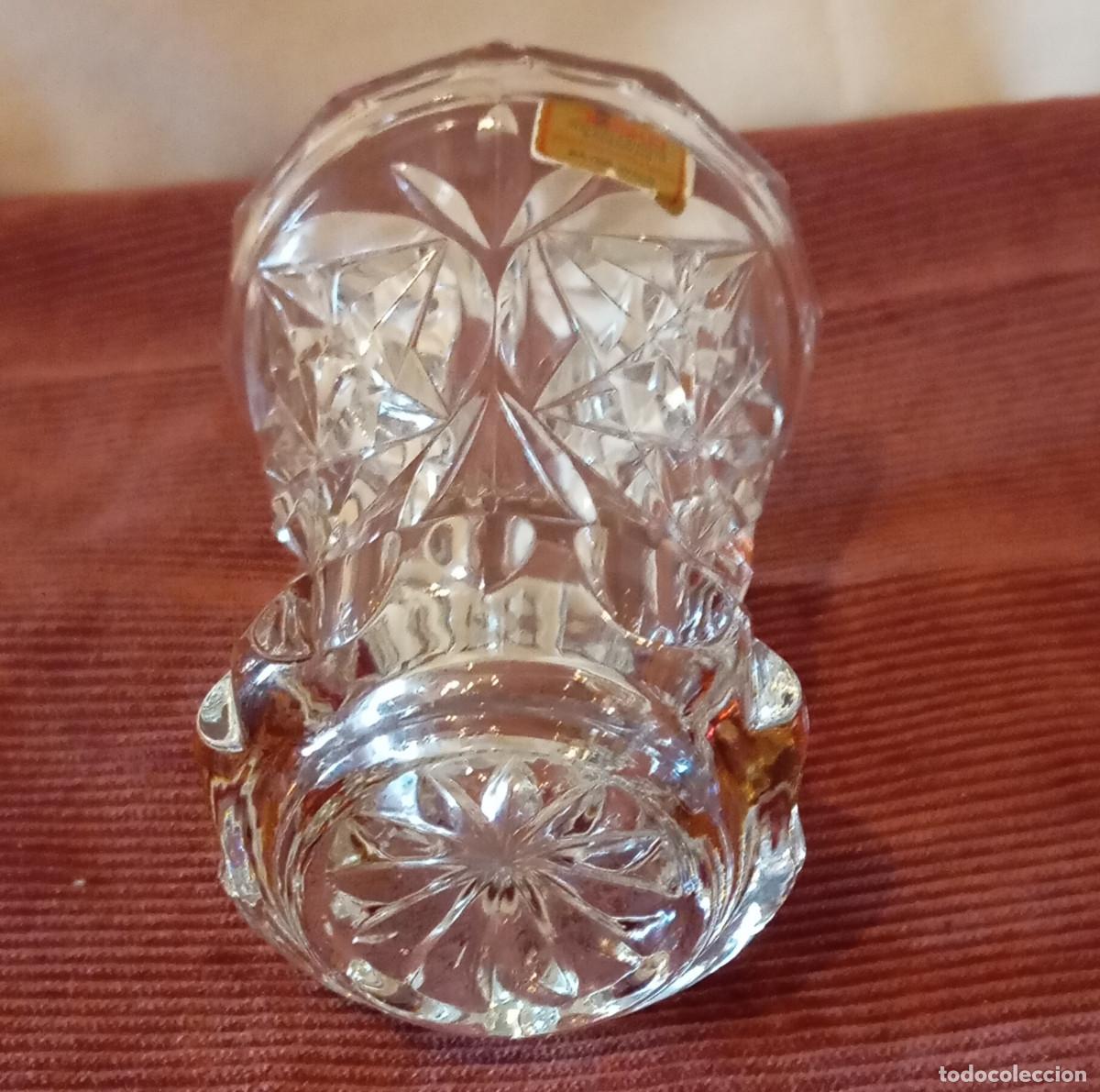 Antig&uuml;edades: Jarr&oacute;n cristal tallado rub&iacute;. - Foto 6