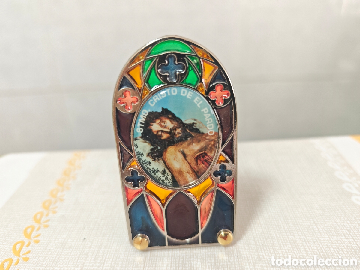 Antig&uuml;edades: Icono religioso tipo griego de Jesucristo del Pardo