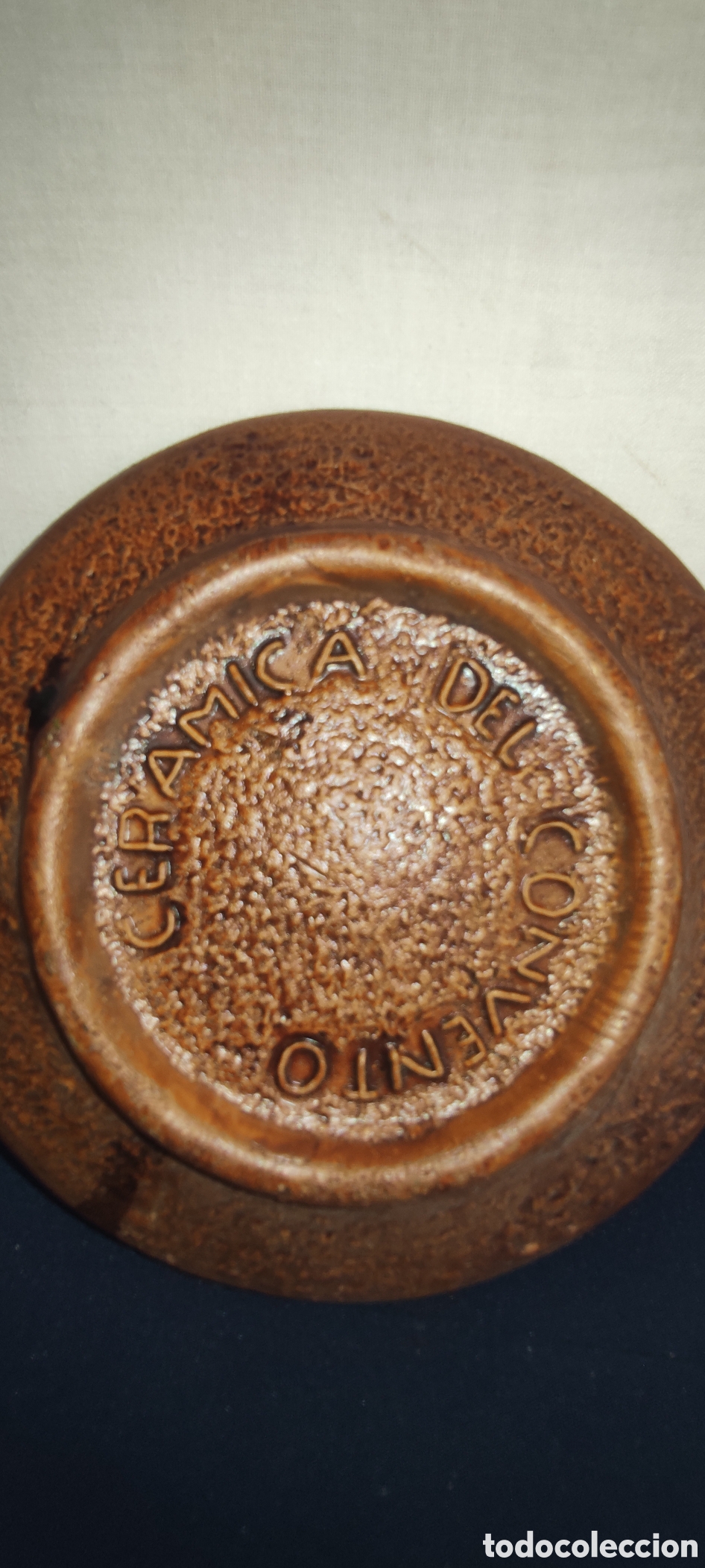 Antig&uuml;edades: Plato cer&aacute;mica de convento - Foto 3