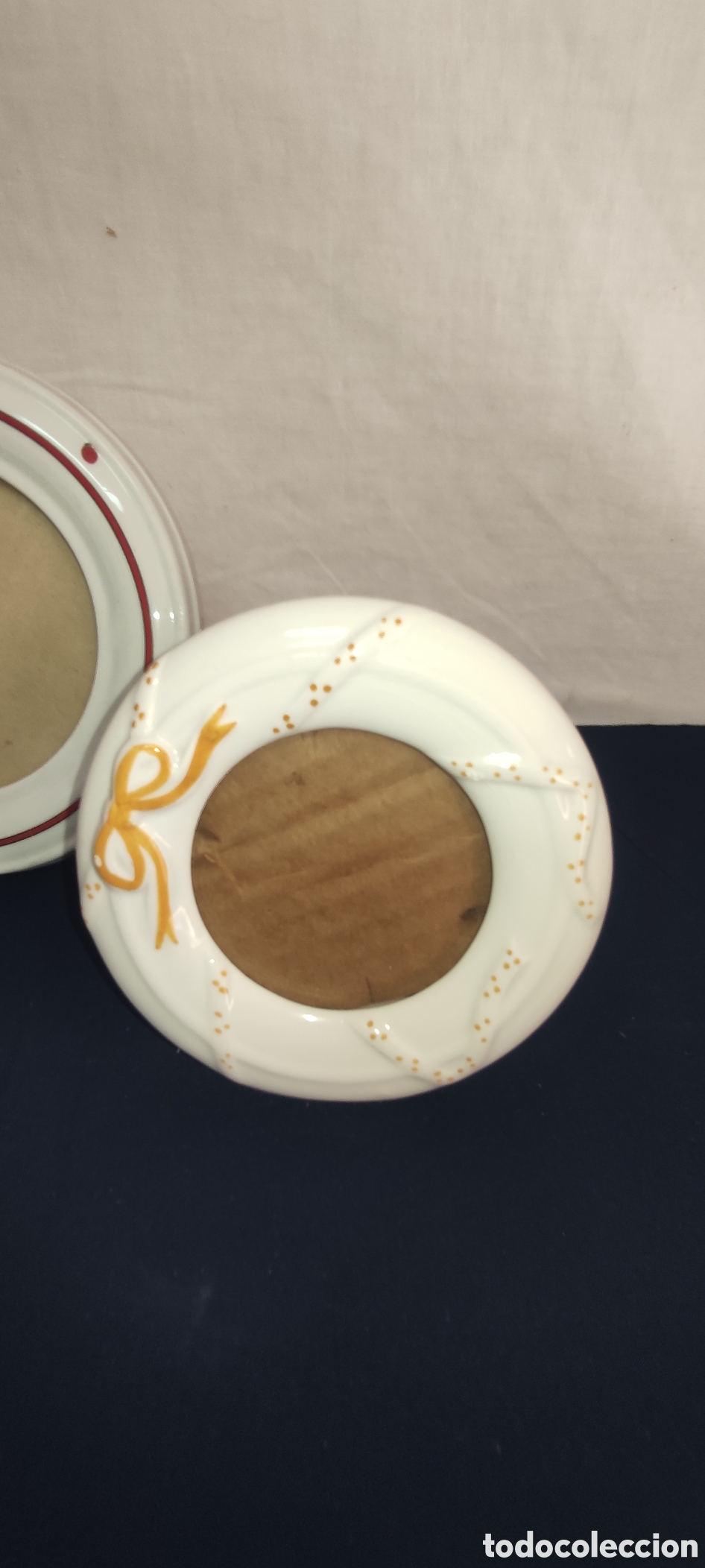 Antig&uuml;edades: Conjunto 3 marcos de ceramica - Foto 3