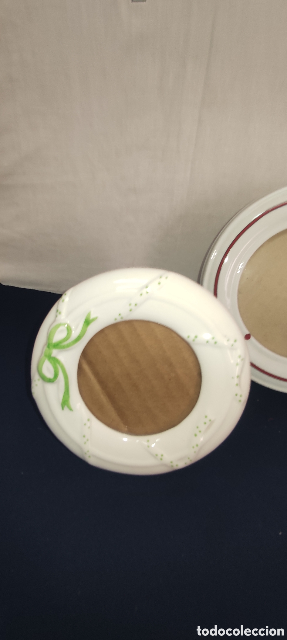 Antig&uuml;edades: Conjunto 3 marcos de ceramica - Foto 4
