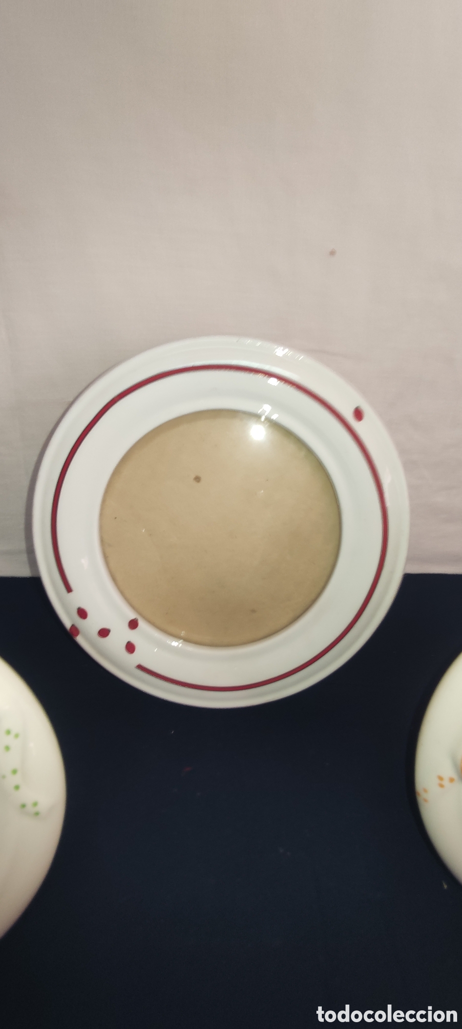 Antig&uuml;edades: Conjunto 3 marcos de ceramica - Foto 5