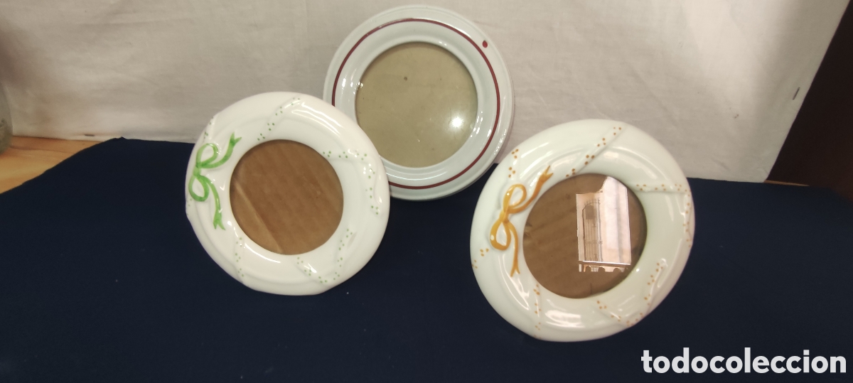 Antig&uuml;edades: Conjunto 3 marcos de ceramica - Foto 6