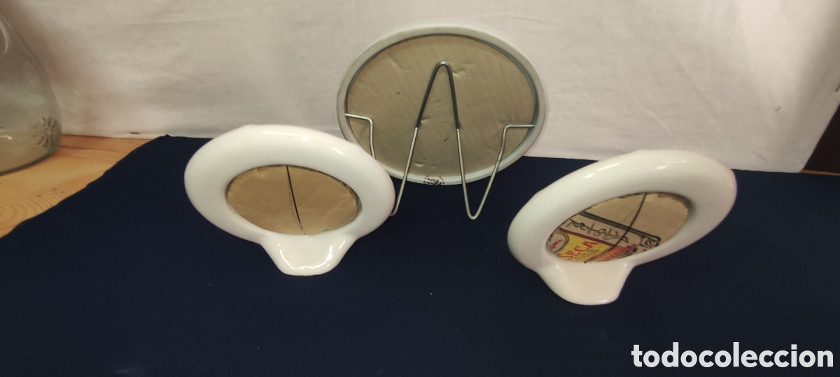 Antig&uuml;edades: Conjunto 3 marcos de ceramica - Foto 7