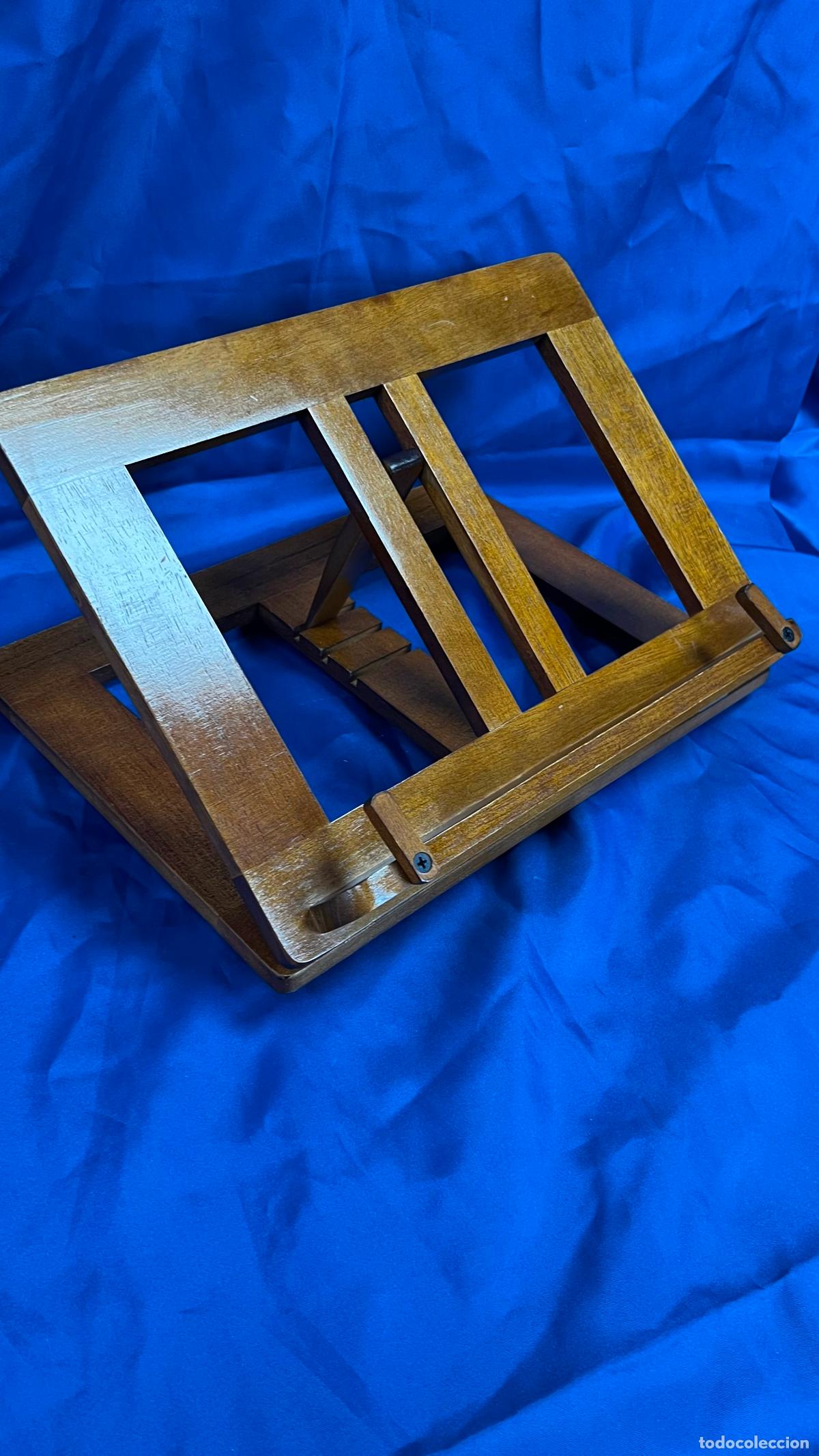 Antig&uuml;edades: PR&Aacute;CTICO ATRIL DE MESA REGULABLE - REALIZADO EN MADERA NOBLE MACIZA - ESTILO CL&Aacute;SICO VINTAGE -
