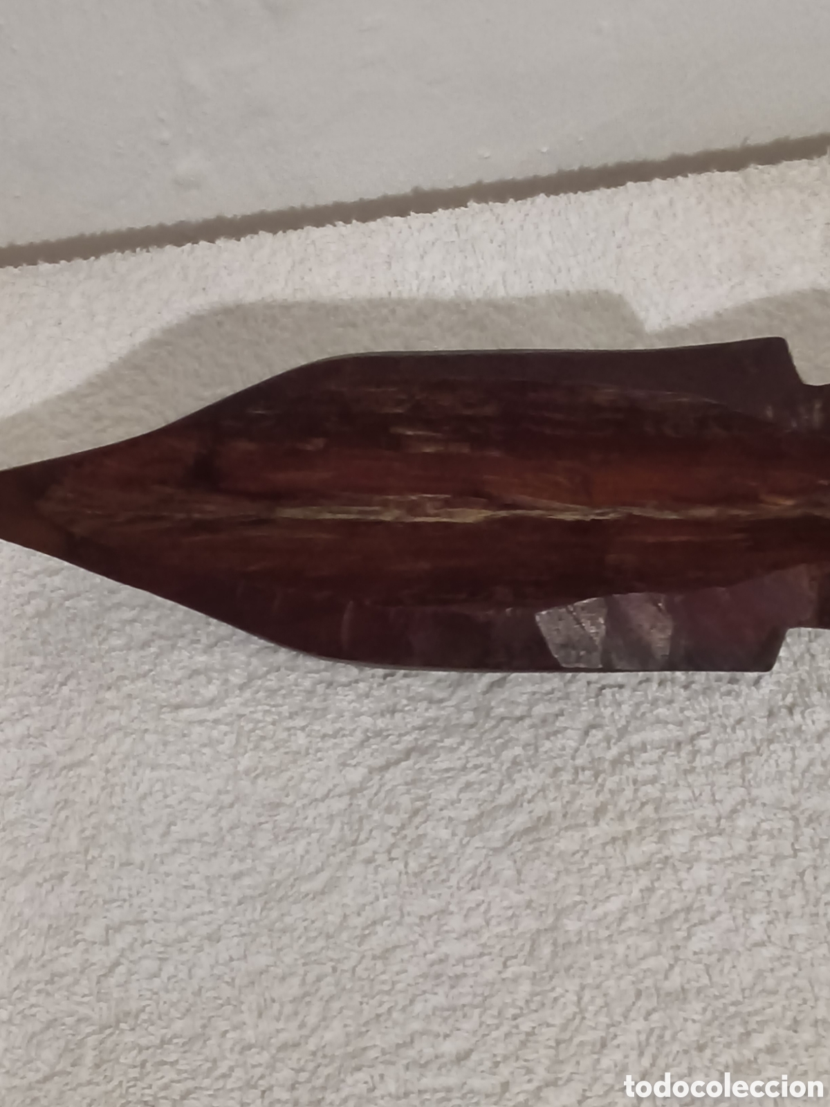 Antig&uuml;edades: Figura de madera tallada a mano - Foto 6