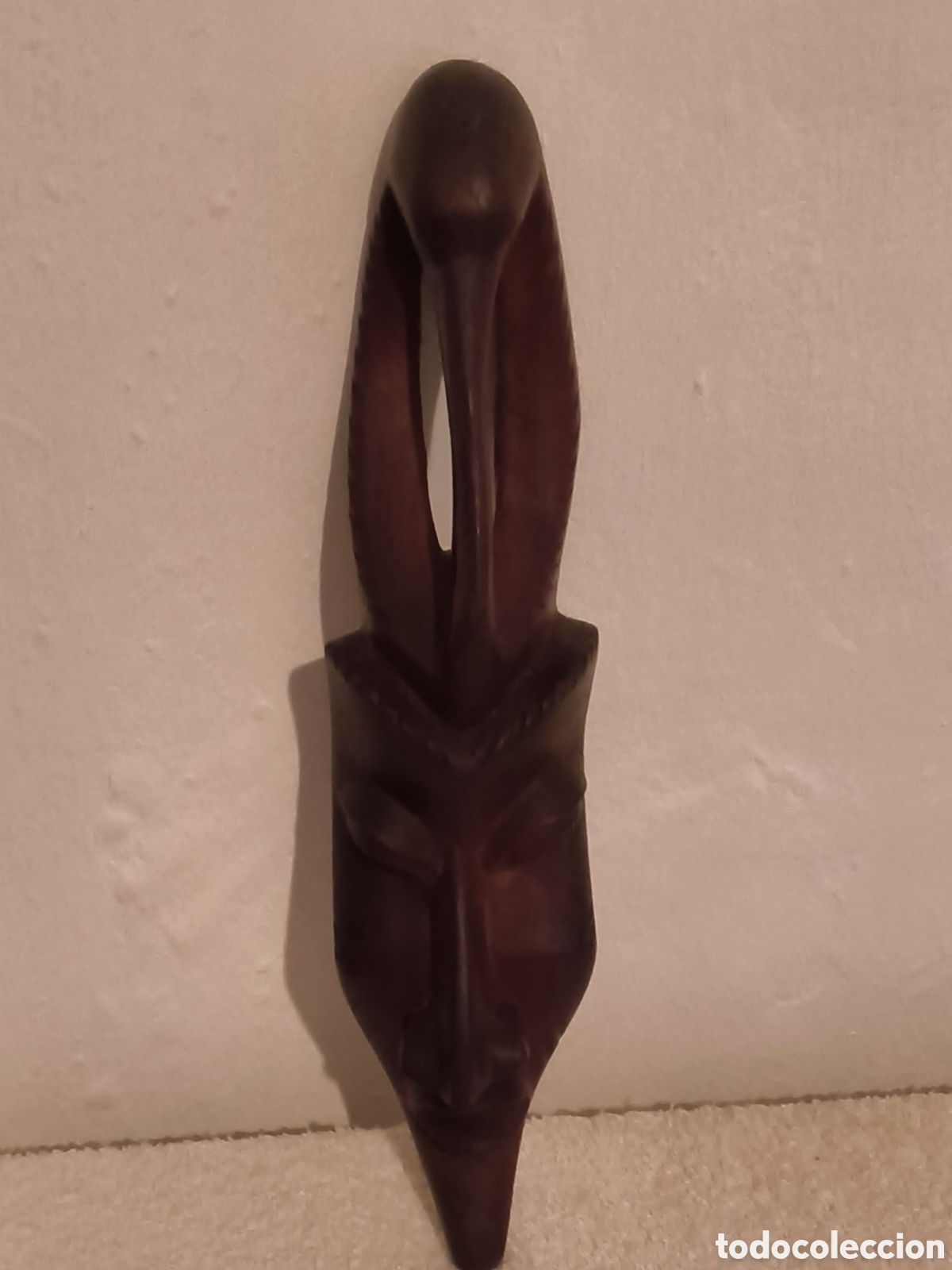 Antig&uuml;edades: Figura de madera tallada a mano - Foto 1