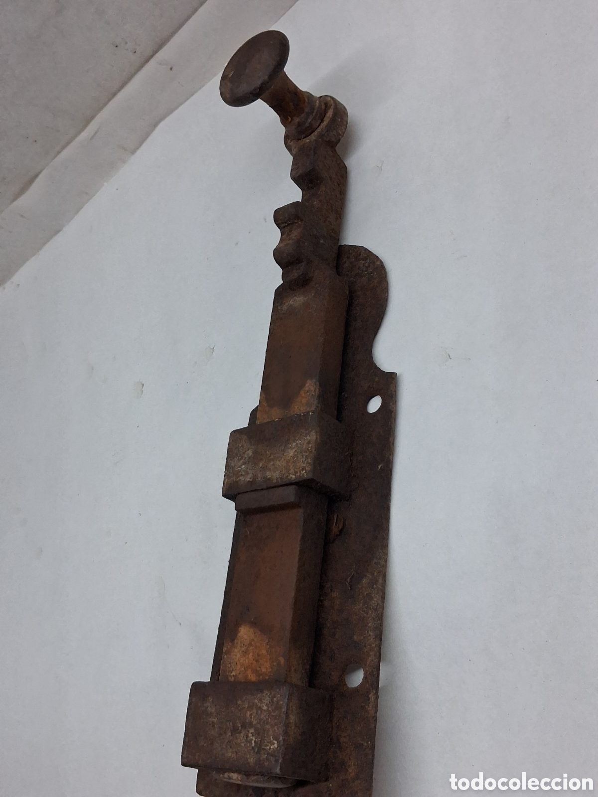 Antig&uuml;edades: Pestillo pasador hierro - Foto 3