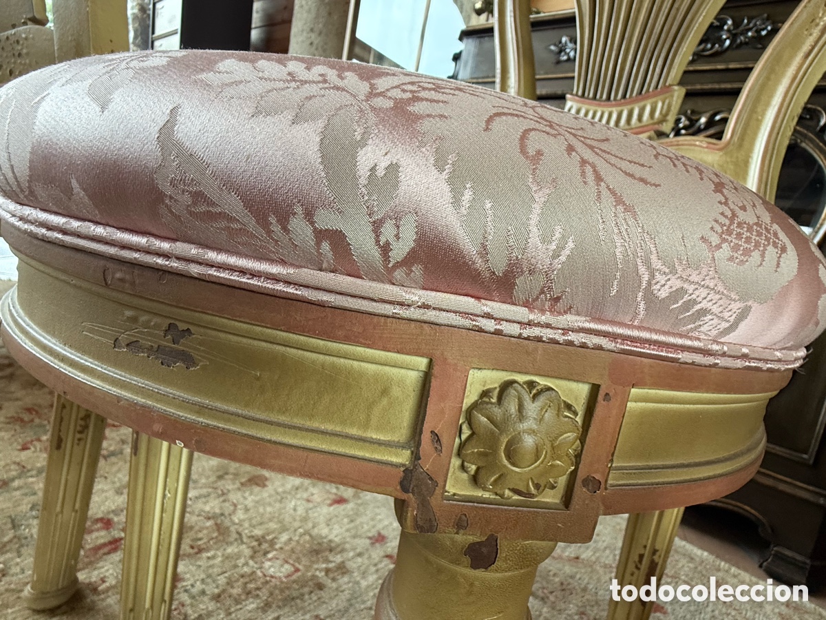 Antig&uuml;edades: Pareja de sillas tipo &ldquo;Montgolfier&rdquo; - Foto 8