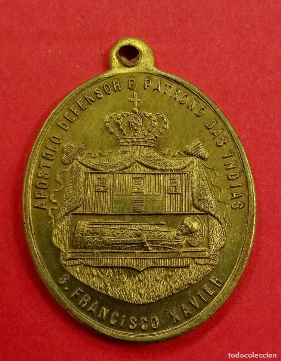 Antig&uuml;edades: Rara Medalla Conmemorativa San Francisco Javier. Goa. A&ntilde;o 1878